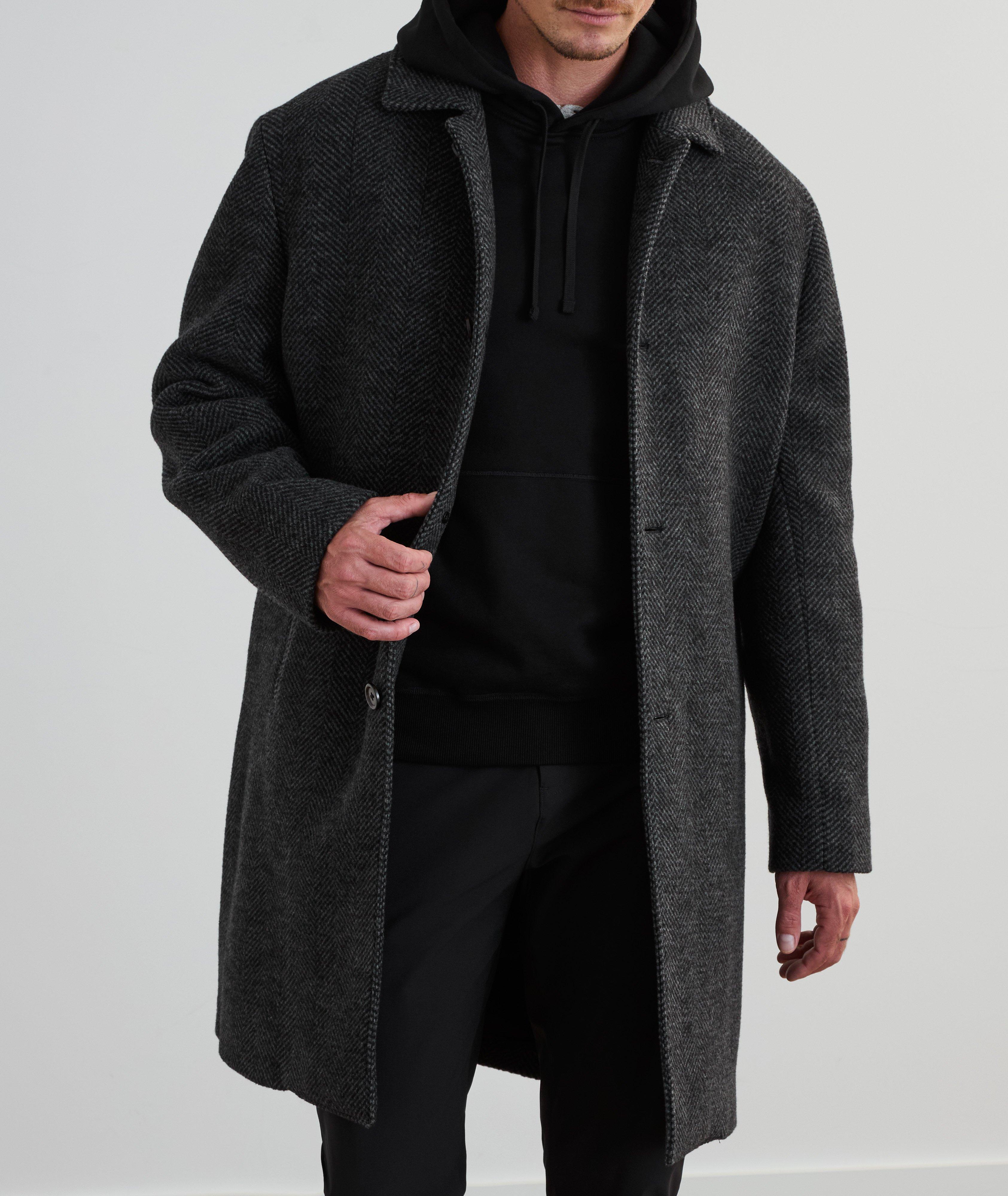 Herringbone Wool Scout Coat image 1