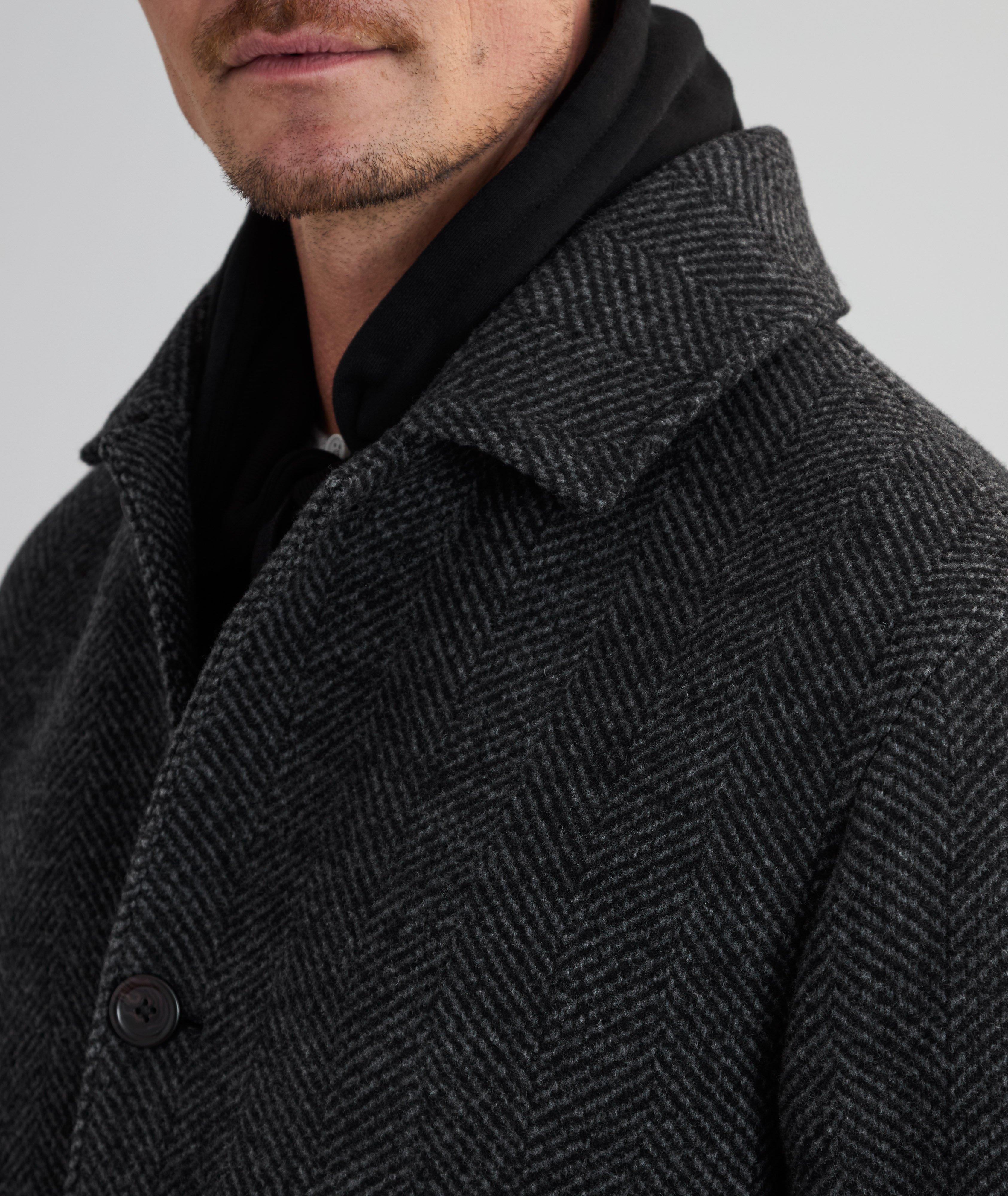 Herringbone Wool Scout Coat image 3