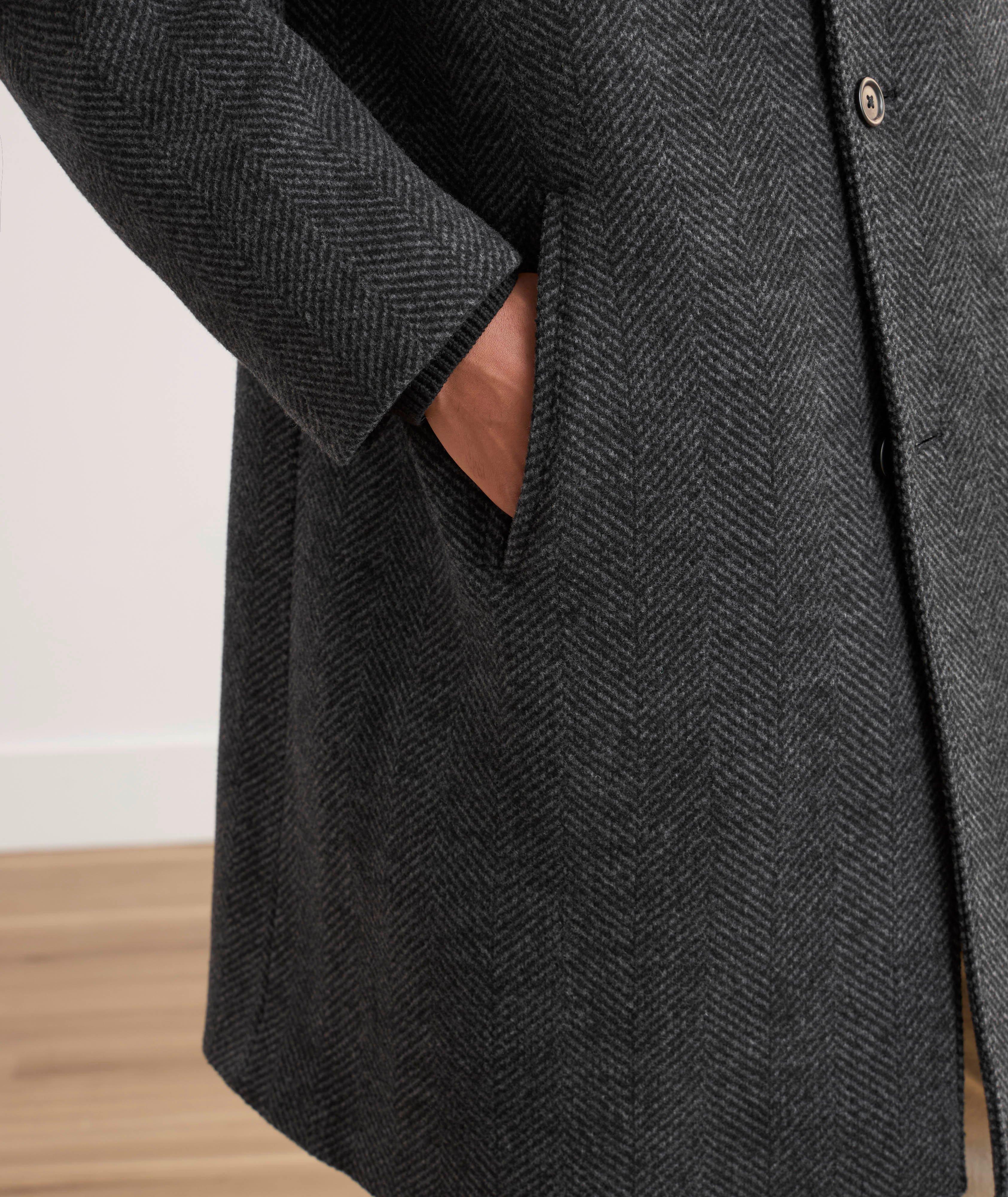 Herringbone Wool Scout Coat image 4