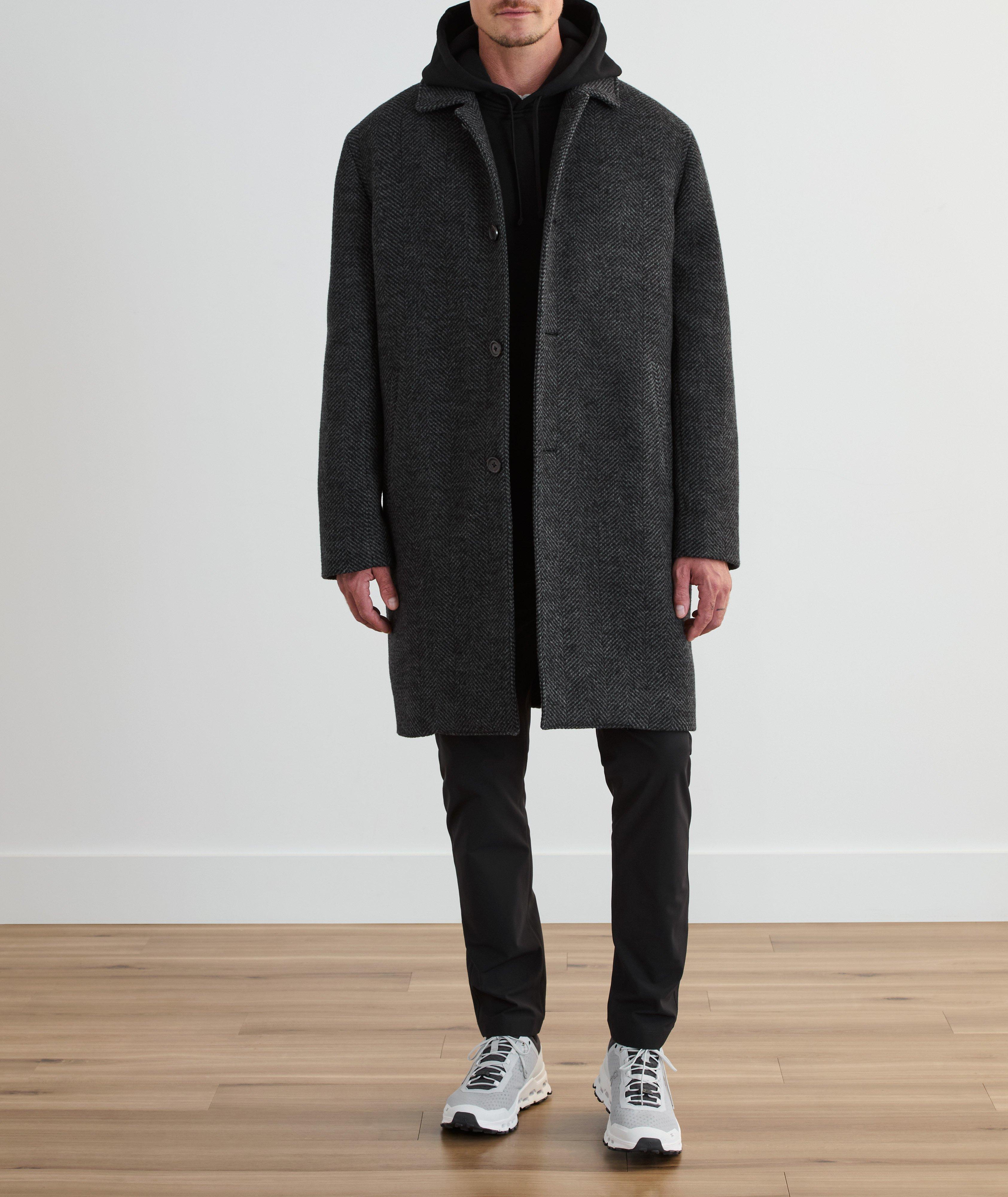 Herringbone Wool Scout Coat image 5