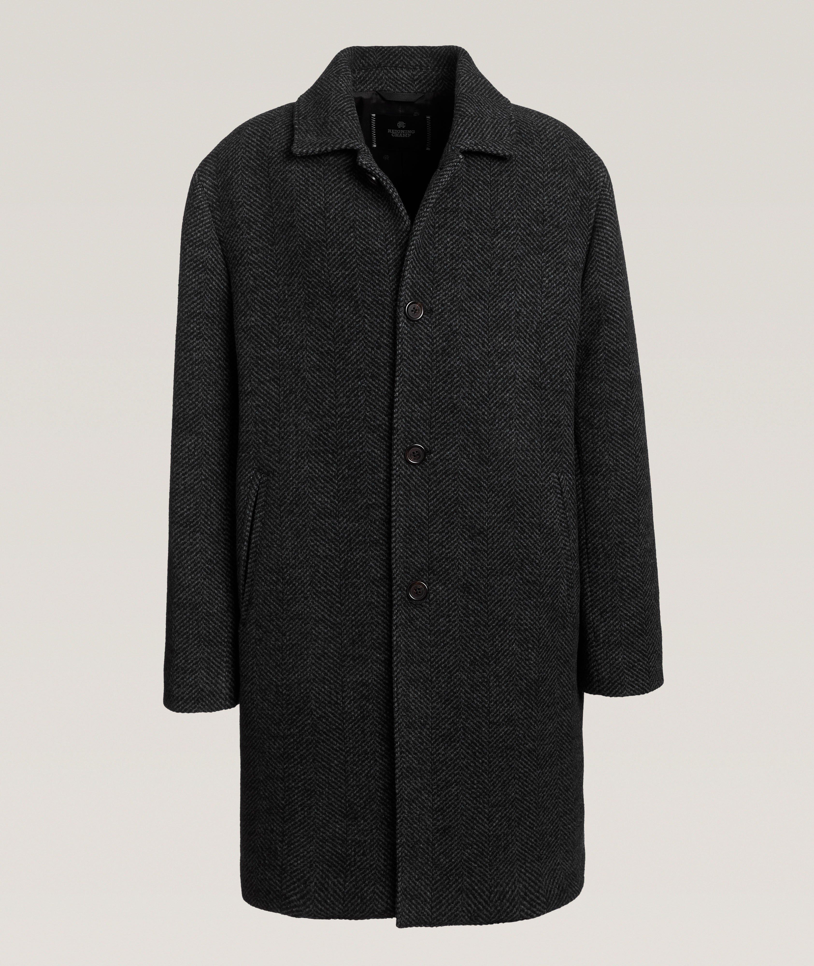 Herringbone Wool Scout Coat image 0