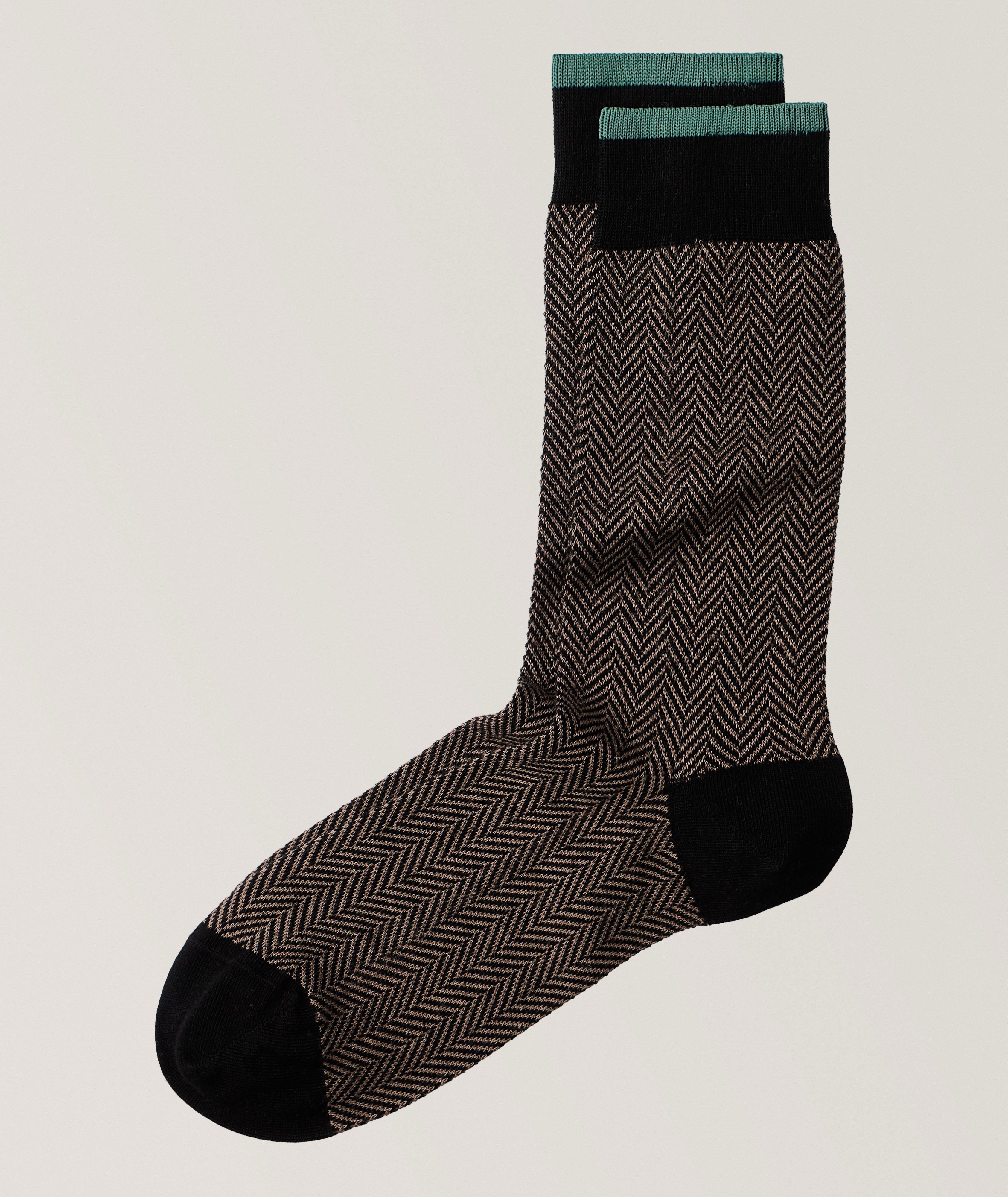 Bobby Short Herringbone Socks  image 0