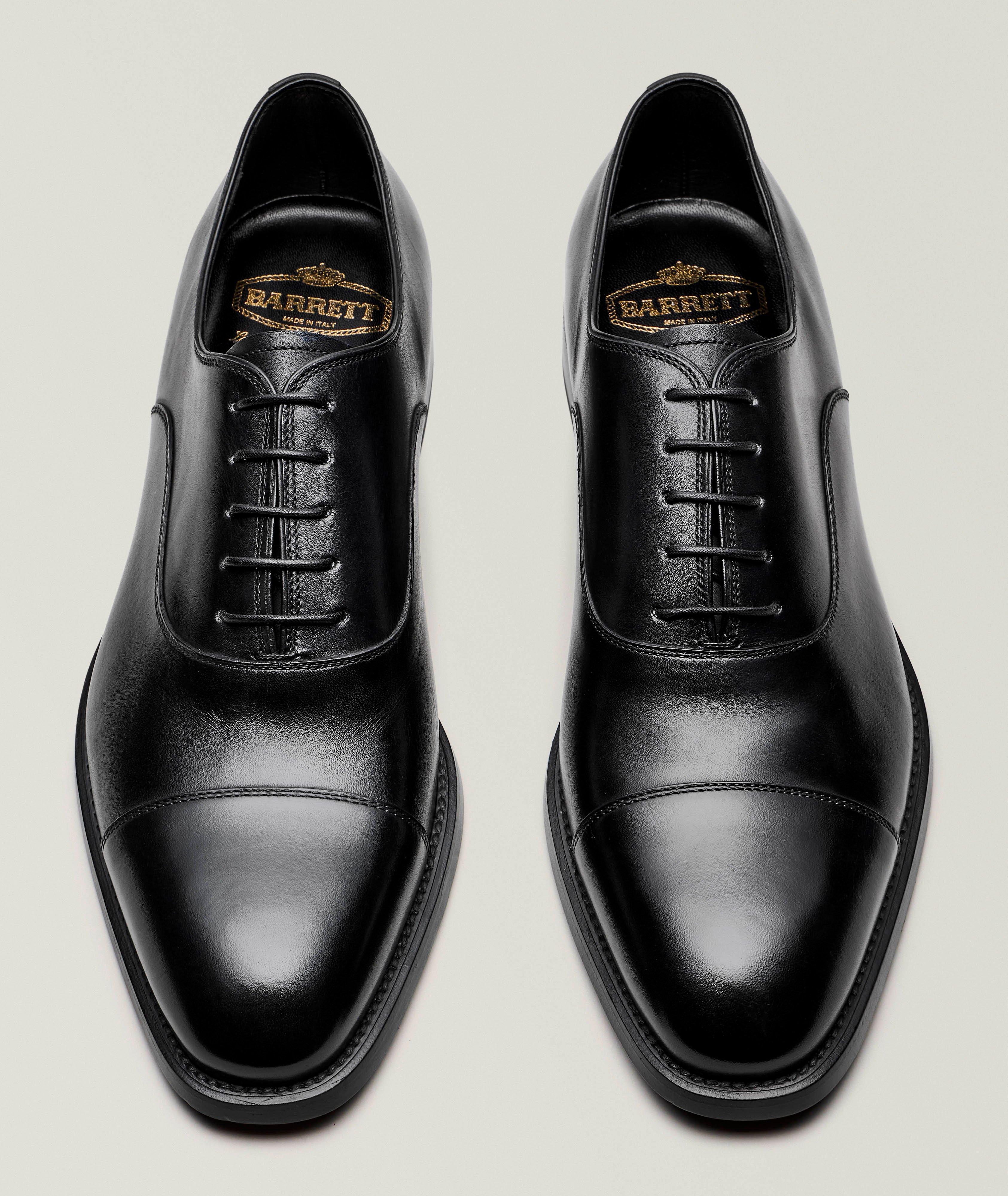 Leather Cap-Toe Oxfords image 1