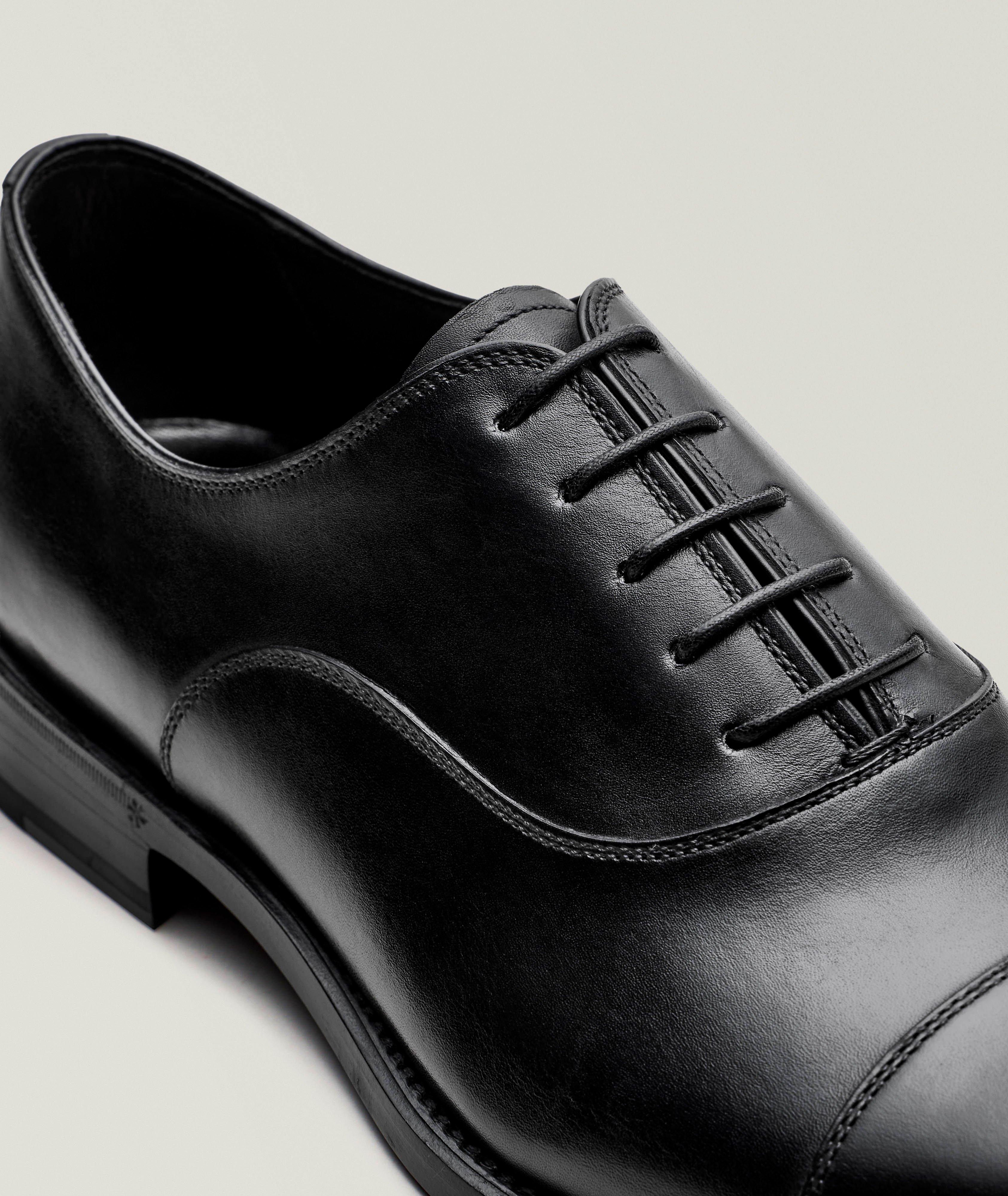 Leather Cap-Toe Oxfords image 2
