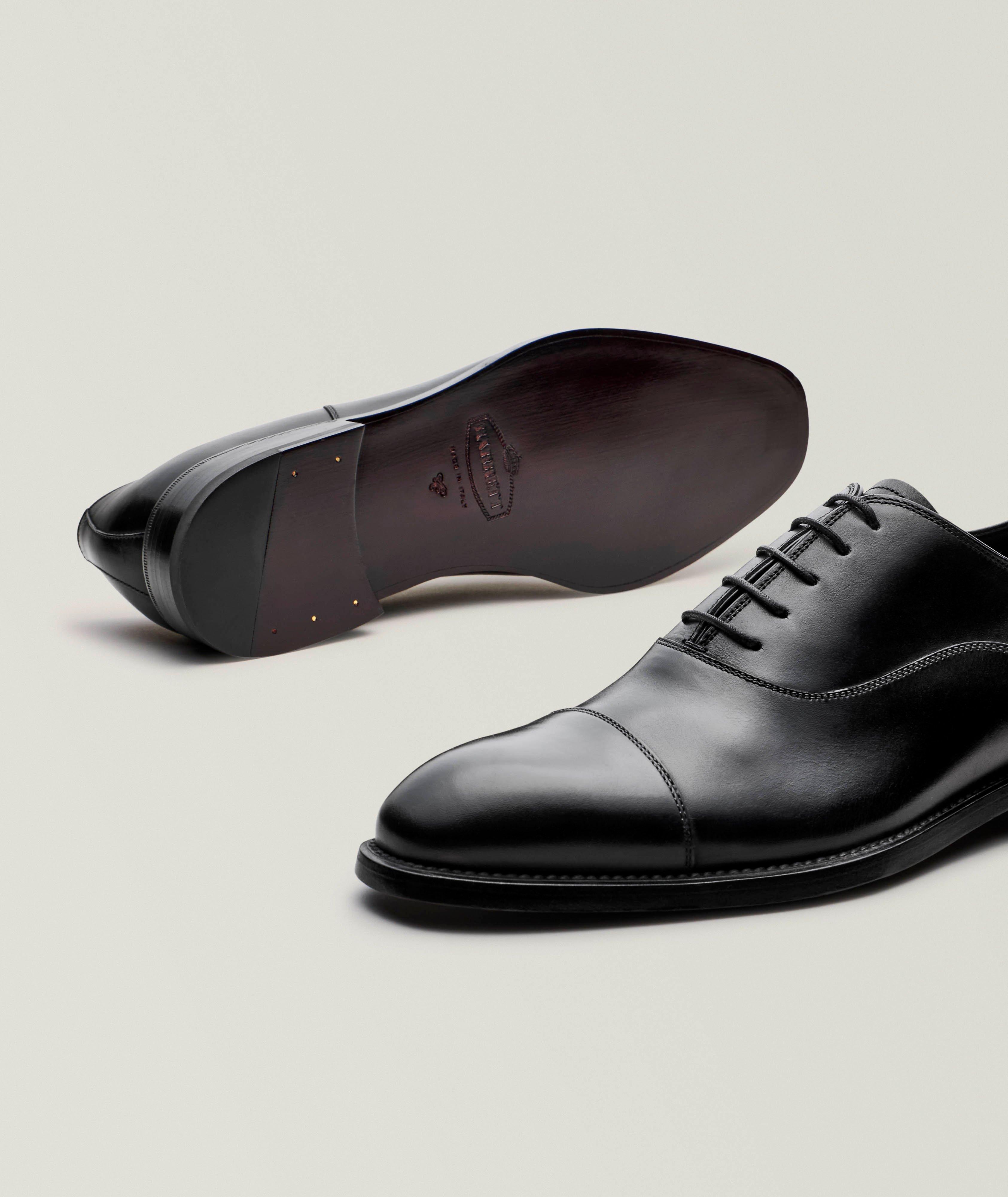 Leather Cap-Toe Oxfords image 3