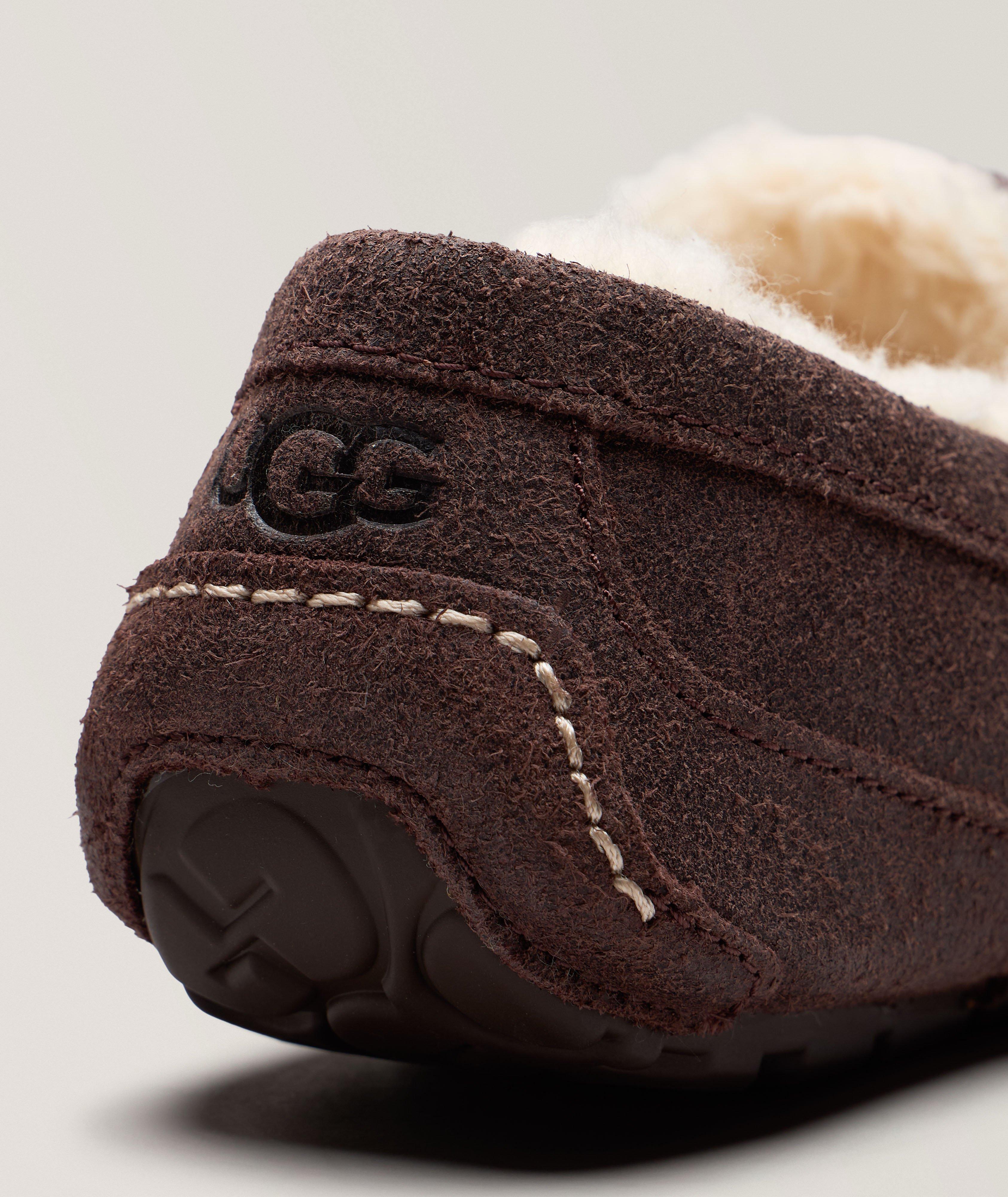 UGG DK BRWN NUBUCK SHEARLING ASCOT DRIVER image 2