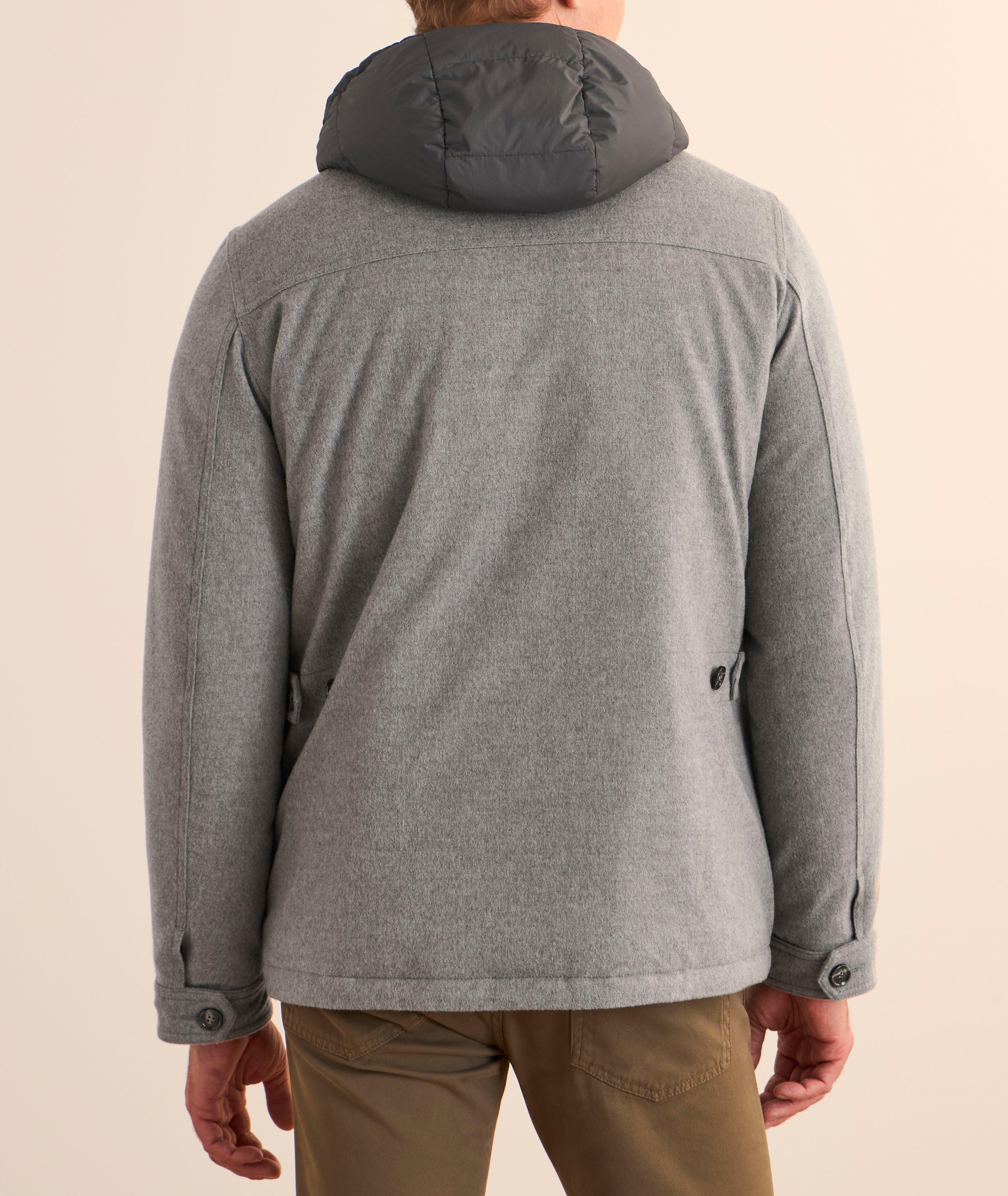 Wool-Blend Hooded Field Jacket  image 2