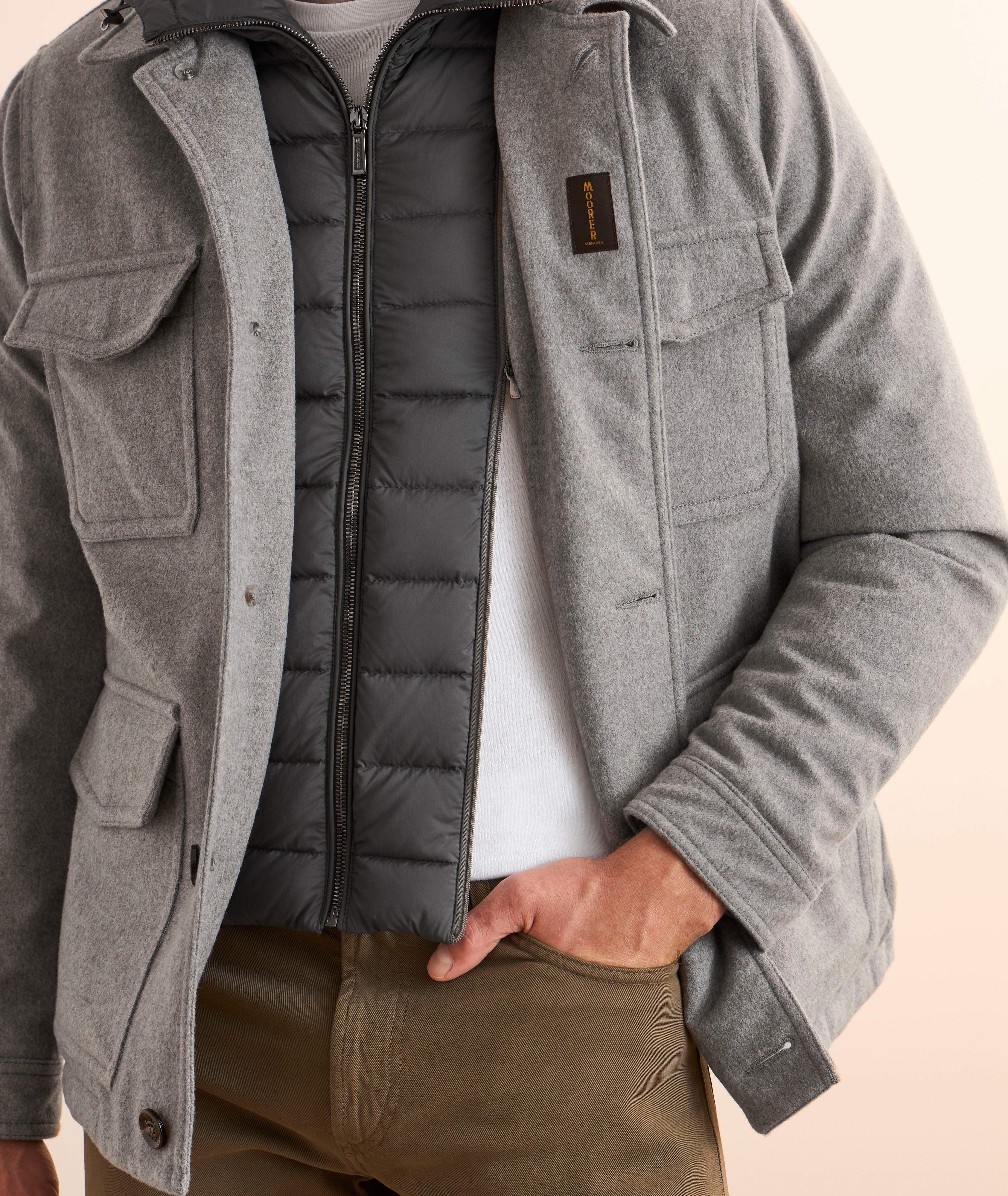 Wool-Blend Hooded Field Jacket  image 3