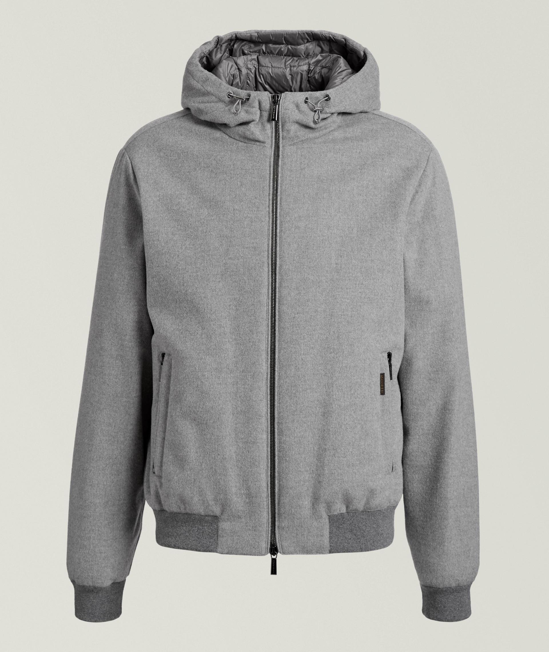 Blouson aviateur à capuche Oniro rembourré en duvet image 0
