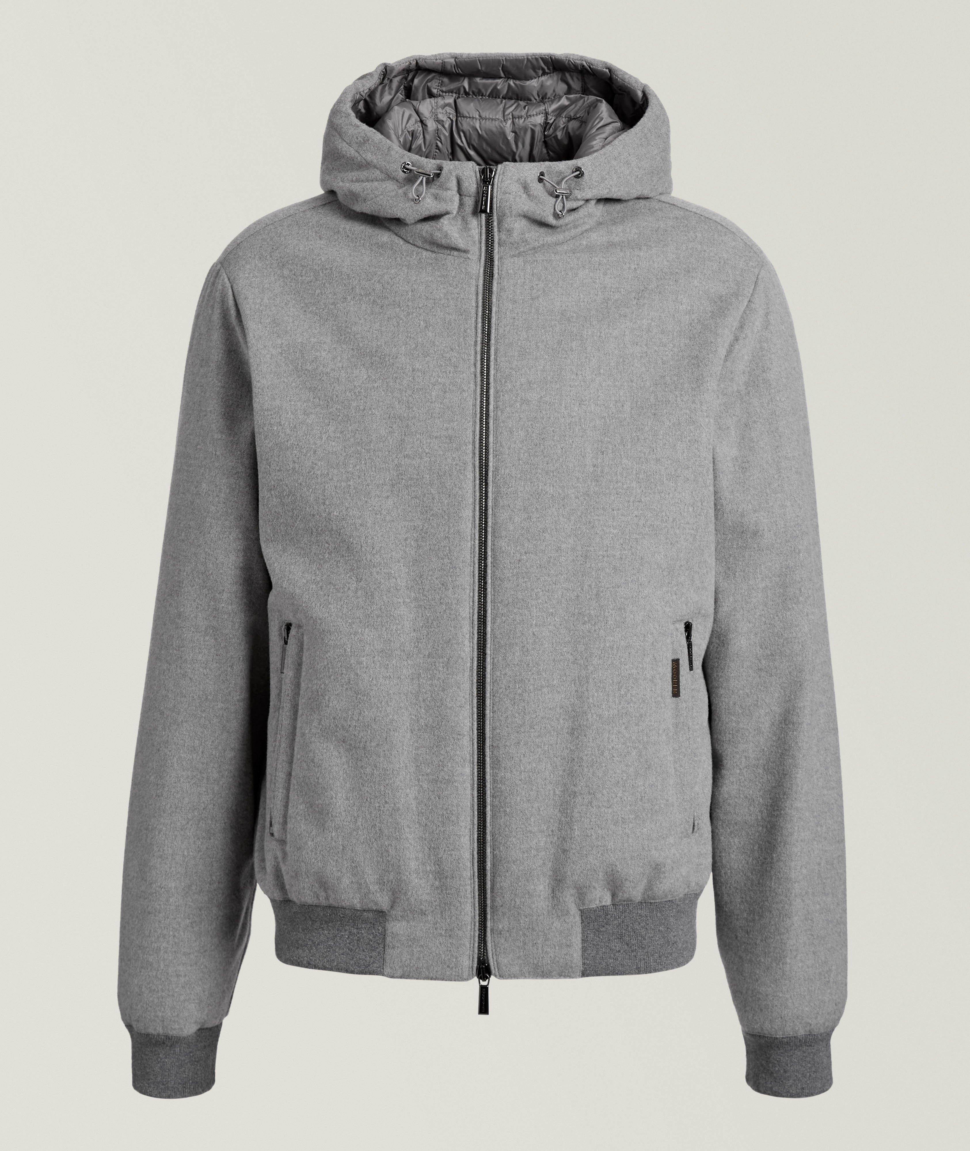 Blouson aviateur à capuche Oniro rembourré en duvet image 0