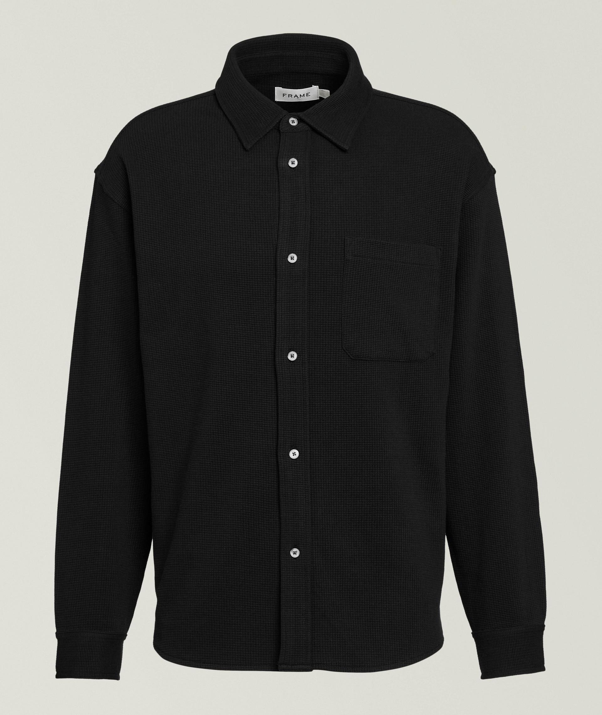Waffle Knit Cotton Shirt  image 0