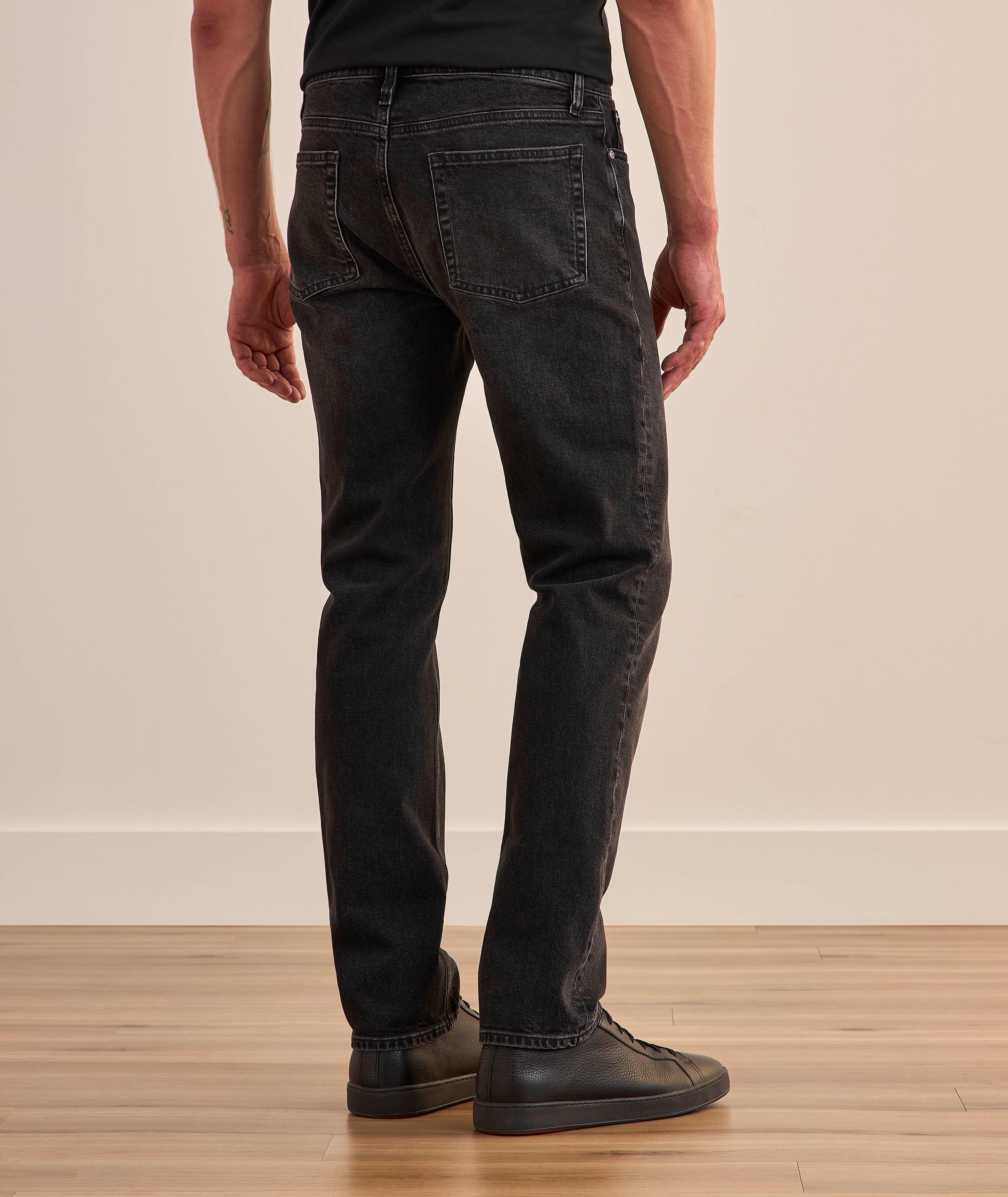 Jean droit moderne en coton stretch image 2