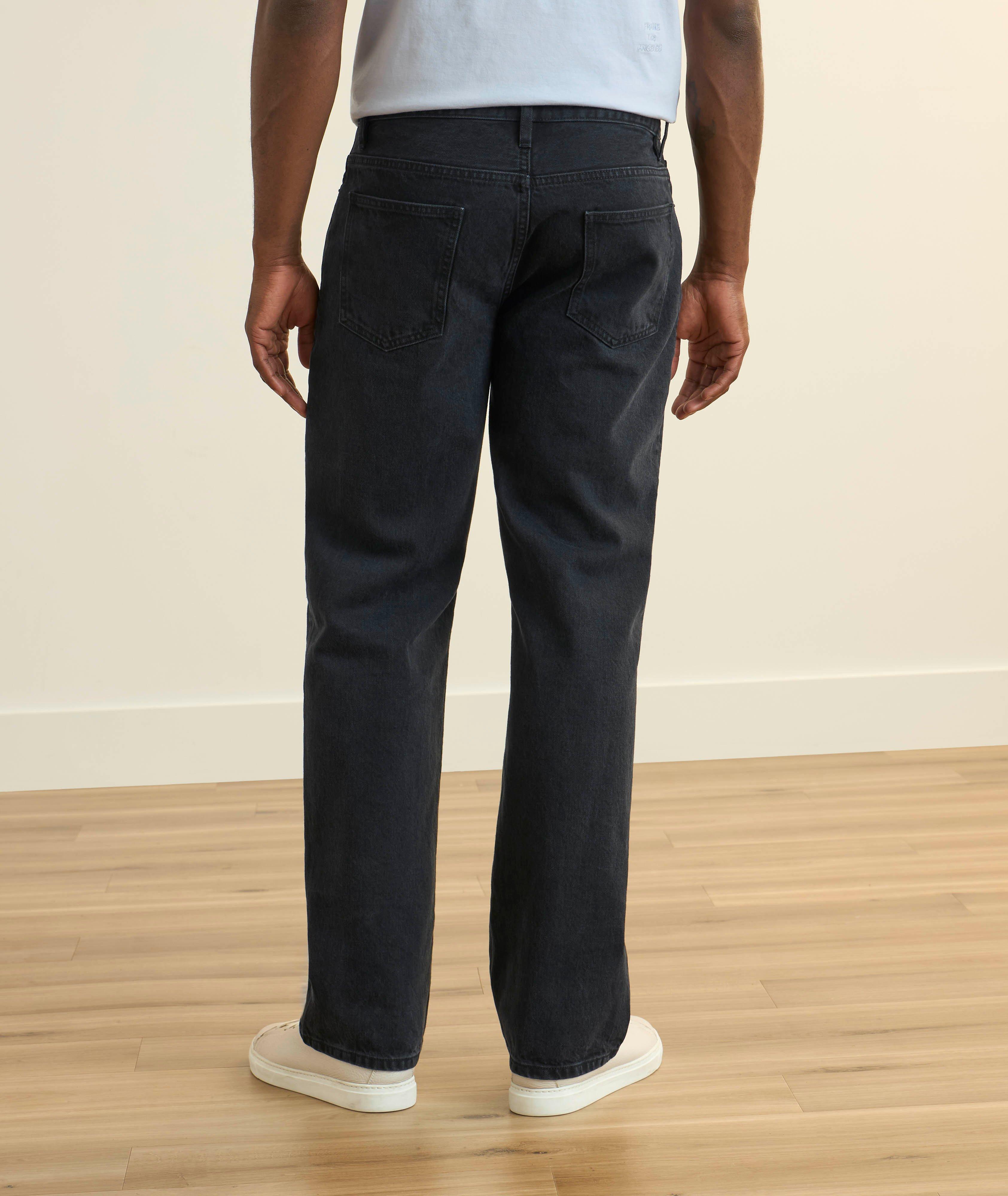 Jean en coton extensible de coupe moderne droite image 2