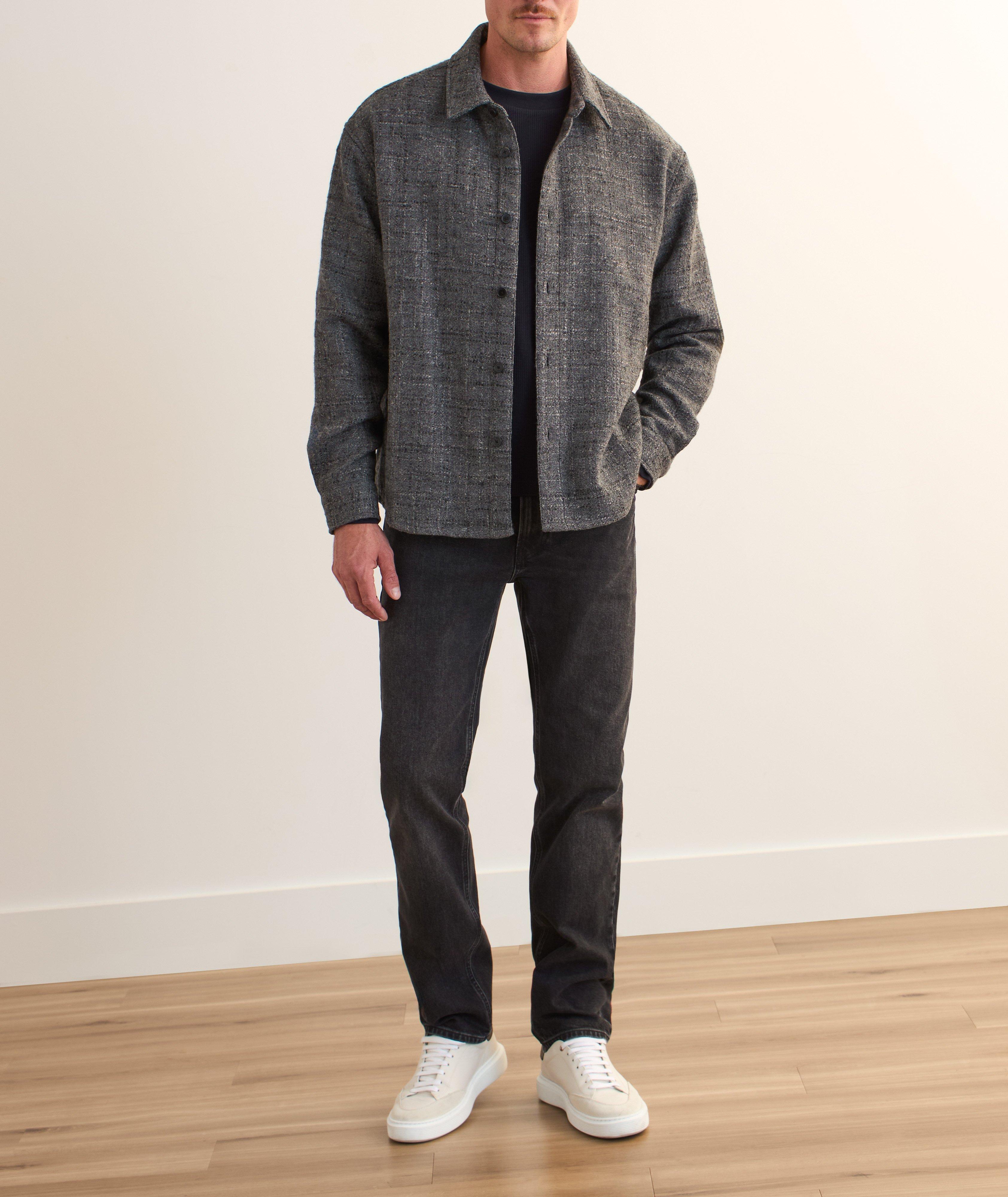 Waffle Knit Crewneck Sweater image 5