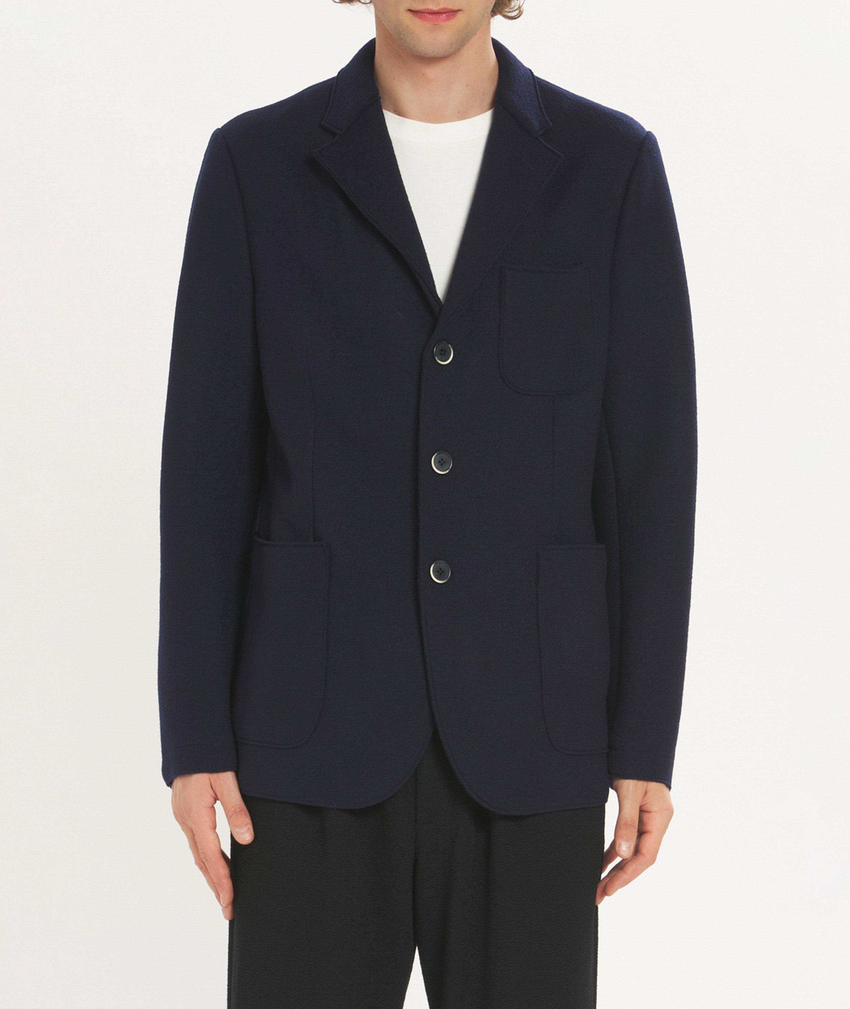 Stretch-Wool Jersey Sport Jacket image 1