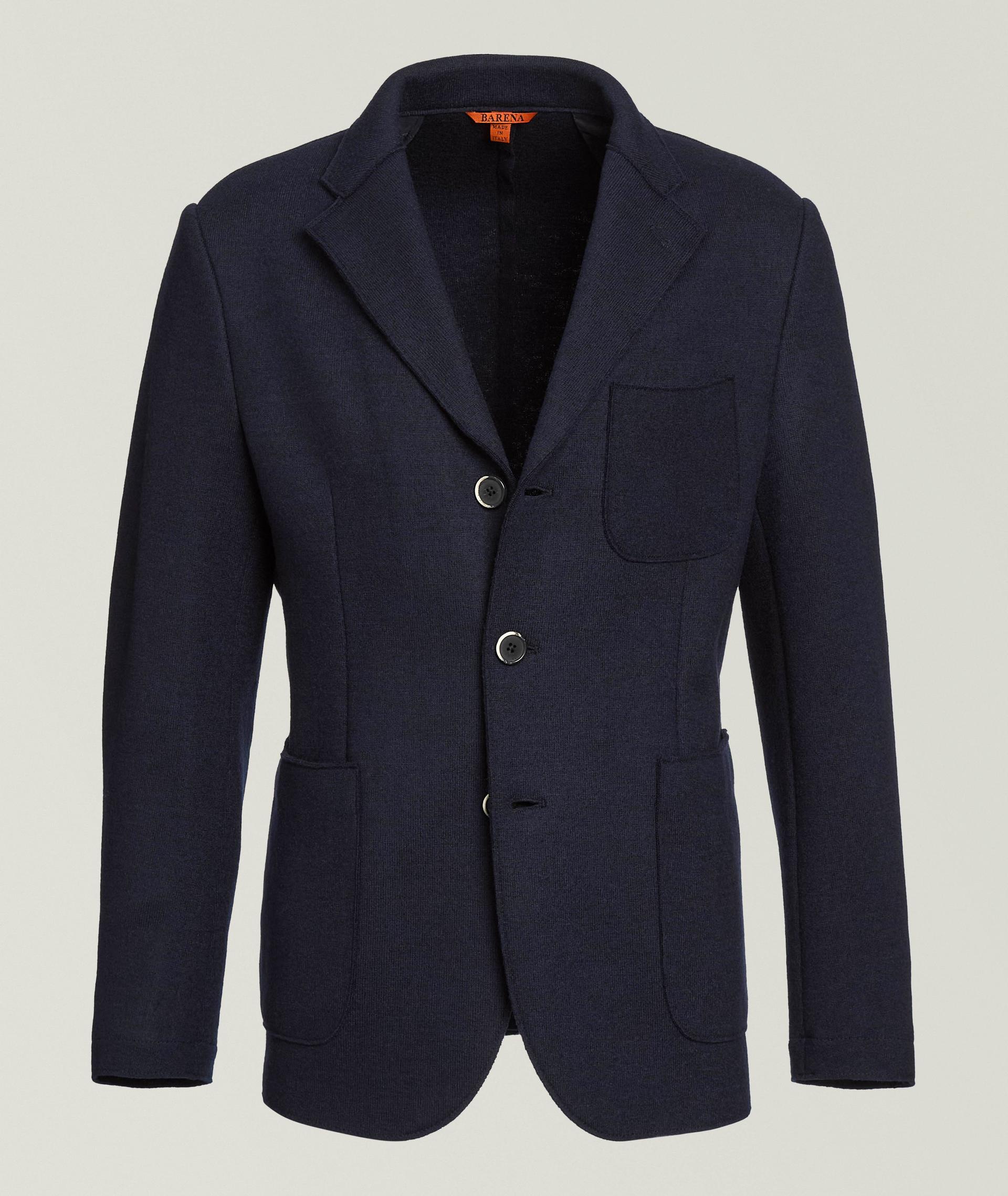 Stretch-Wool Jersey Sport Jacket image 0