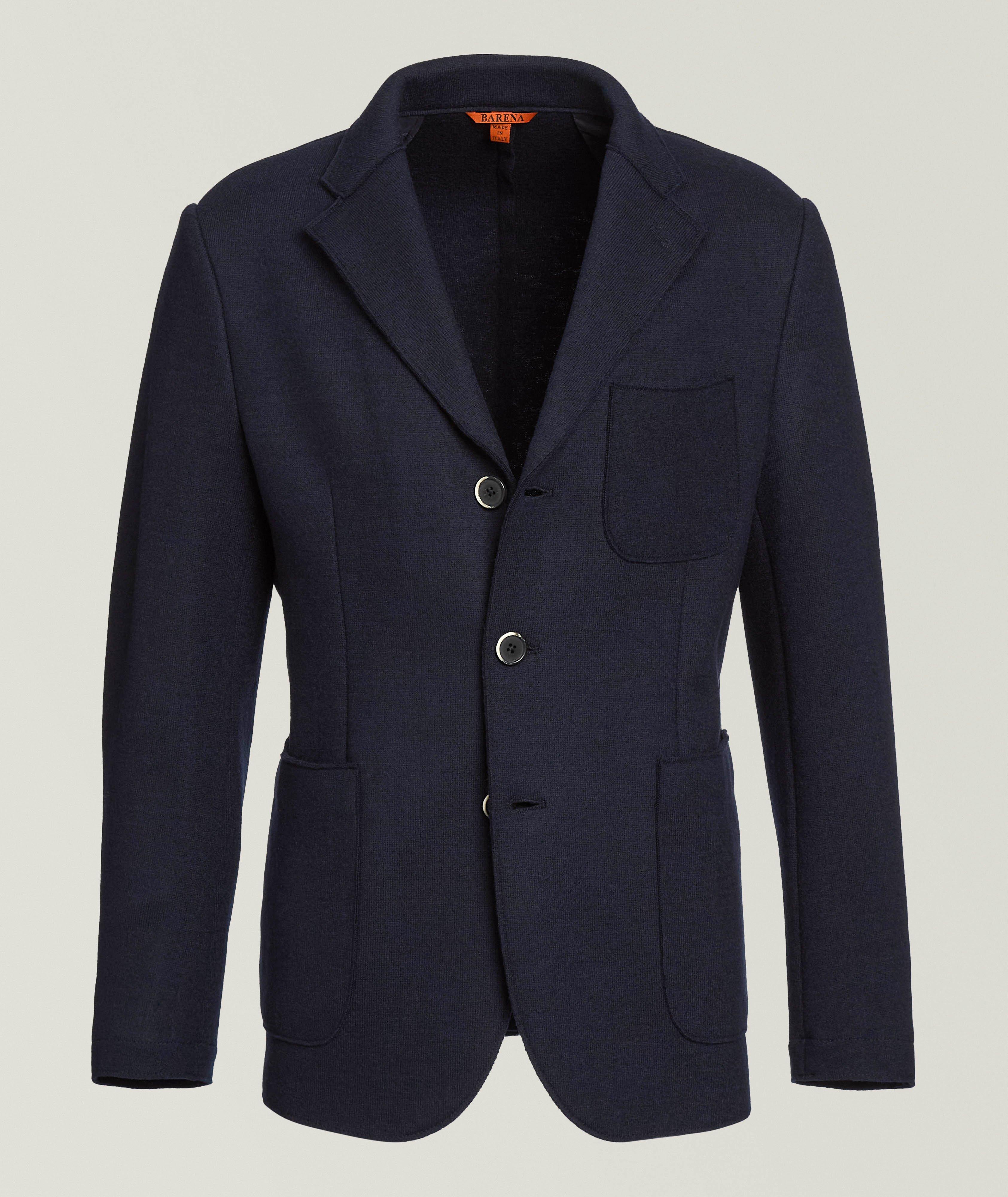 Stretch-Wool Jersey Sport Jacket image 0