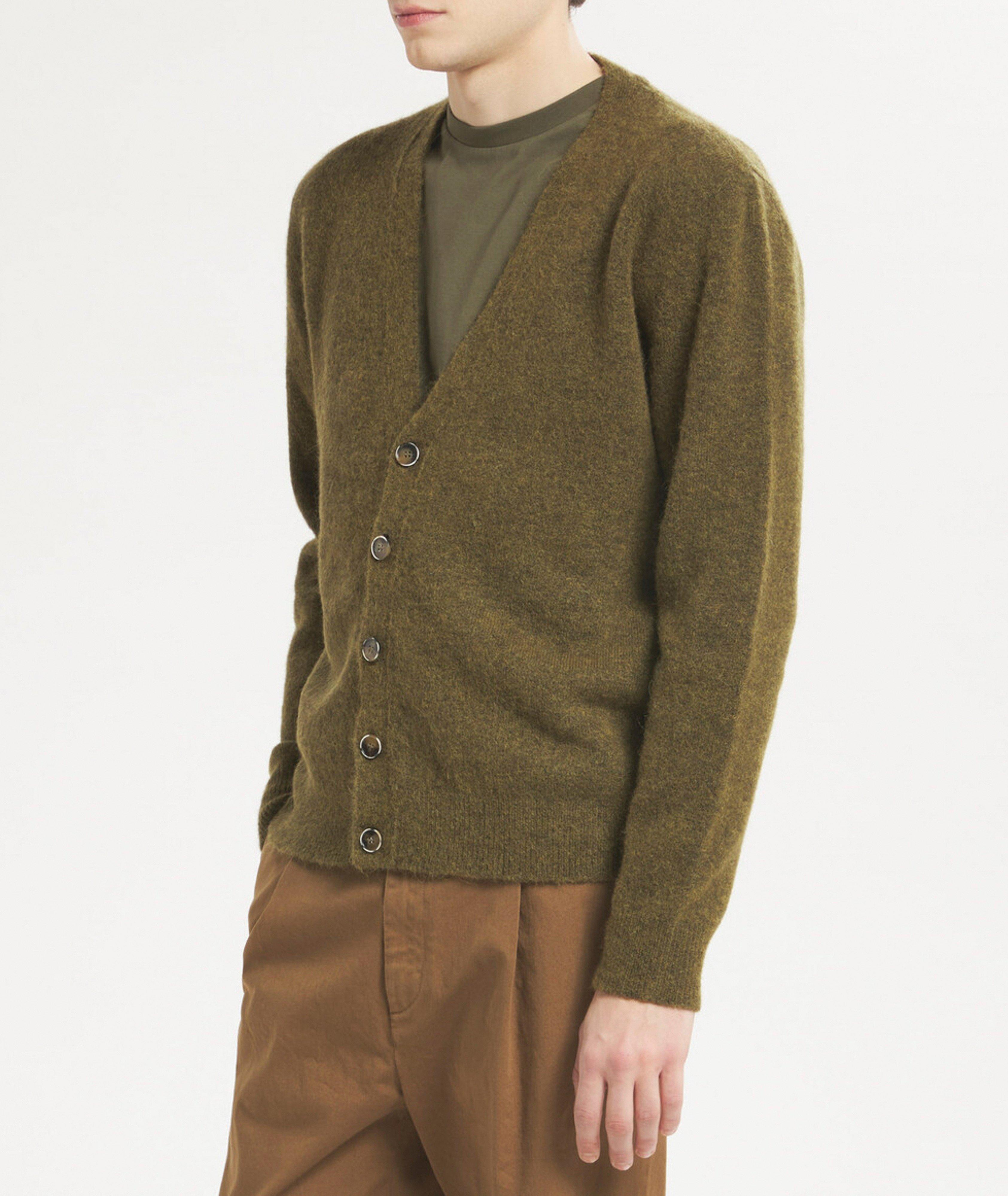 Alpaca-Blend Mélange Cardigan  image 2