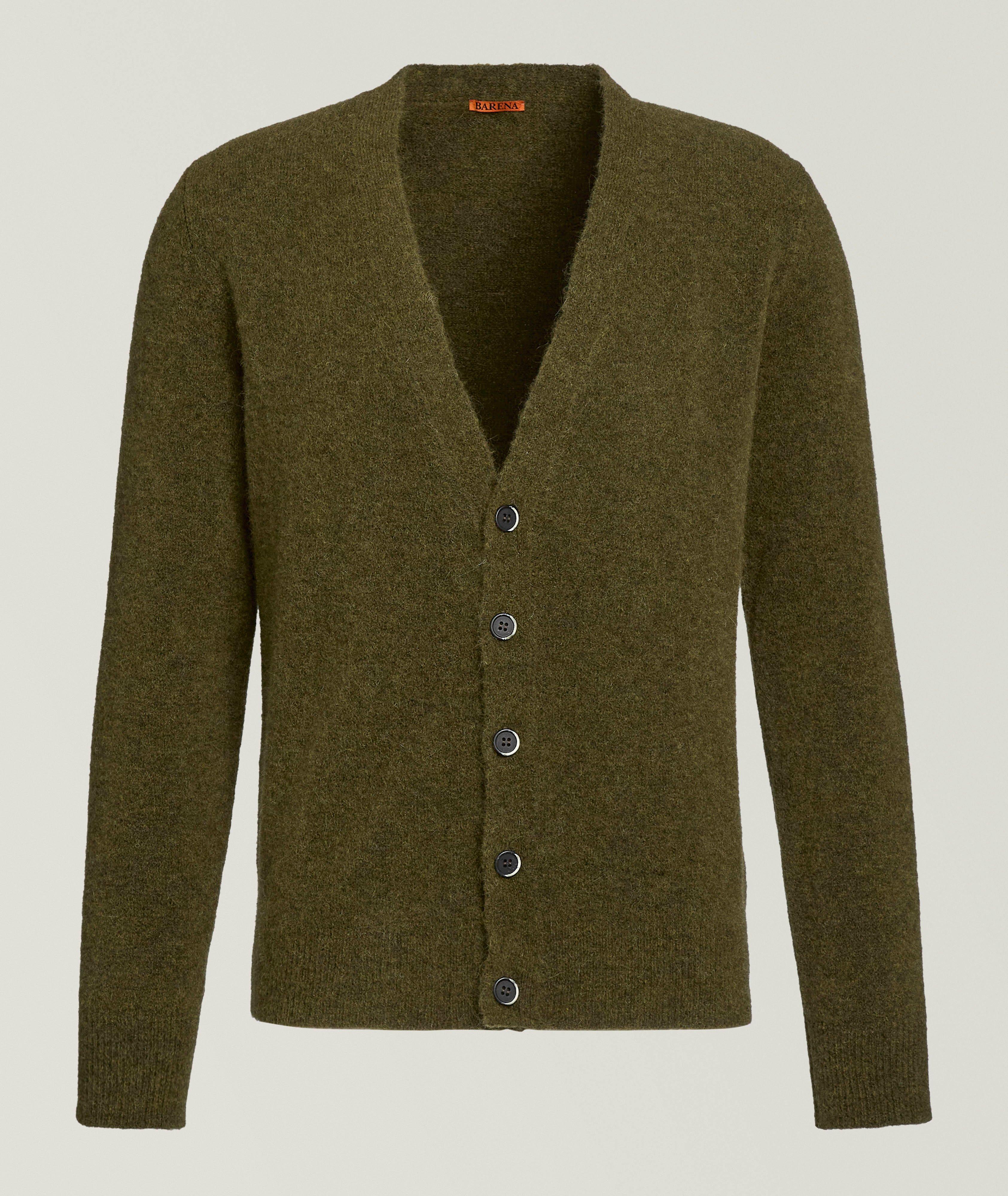 Alpaca-Blend Mélange Cardigan  image 0