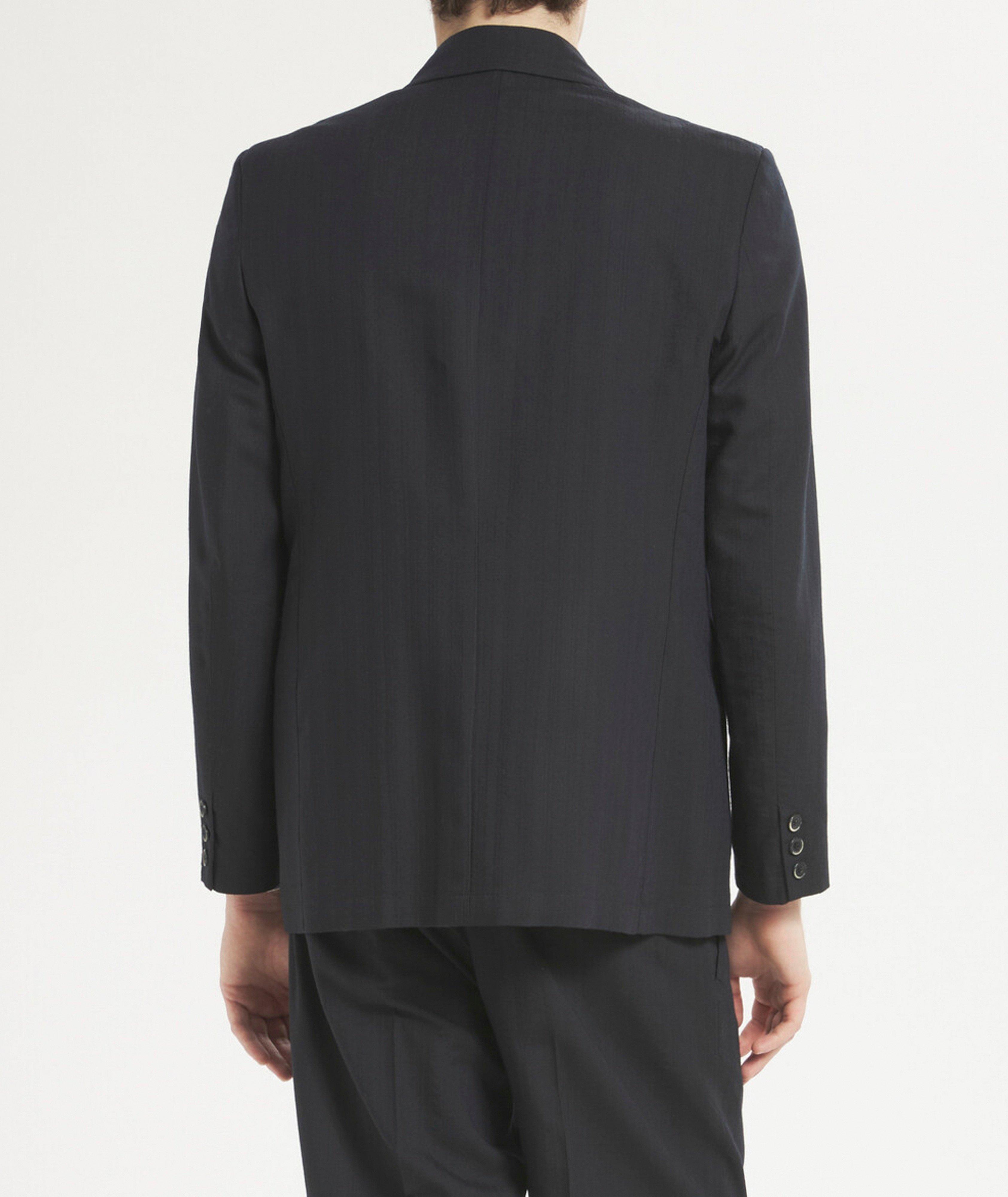 Double-Breasted Wool-Blend Sport Jacket image 4