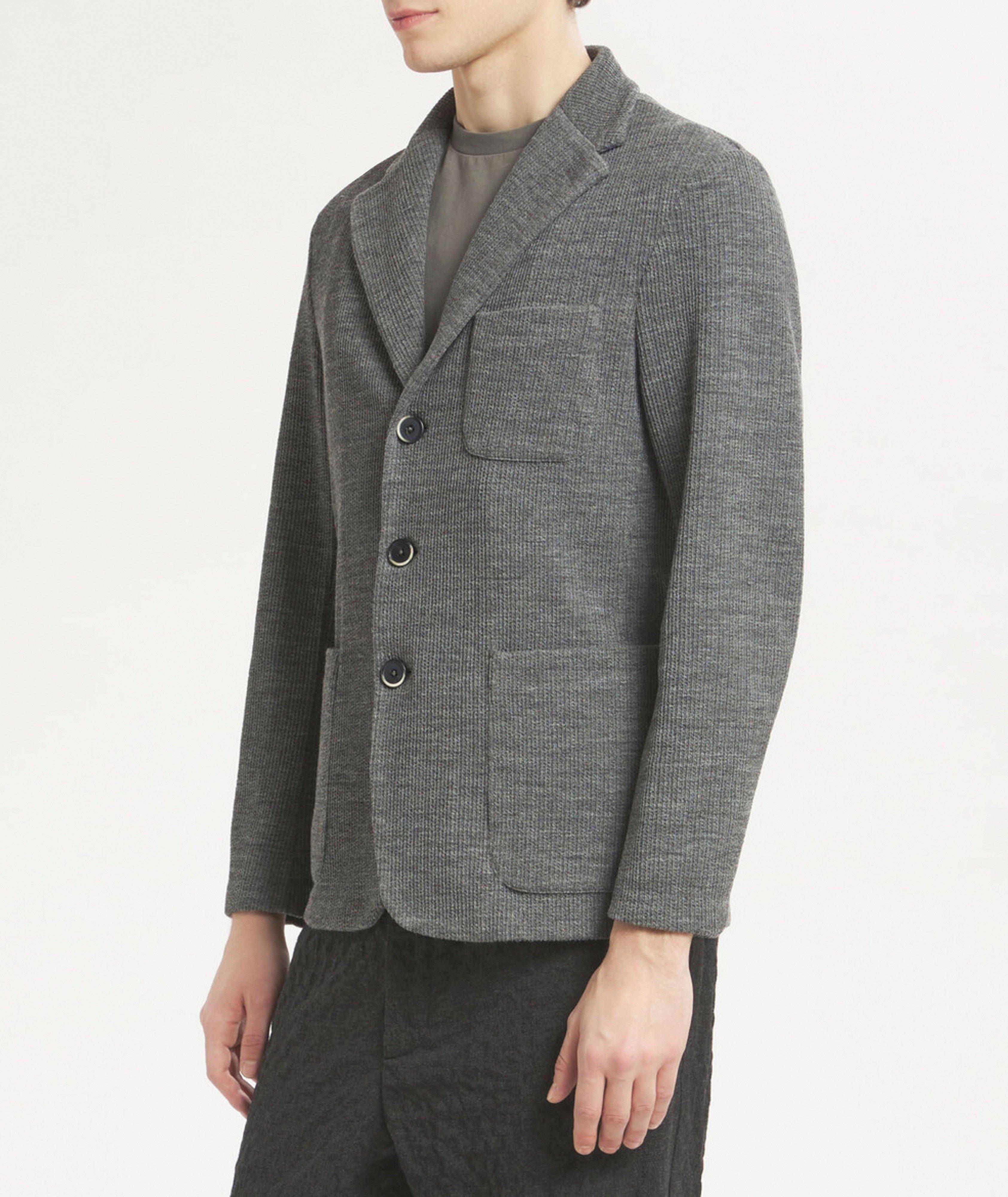Wool-Blend Ribbed Sport Jacket image 3