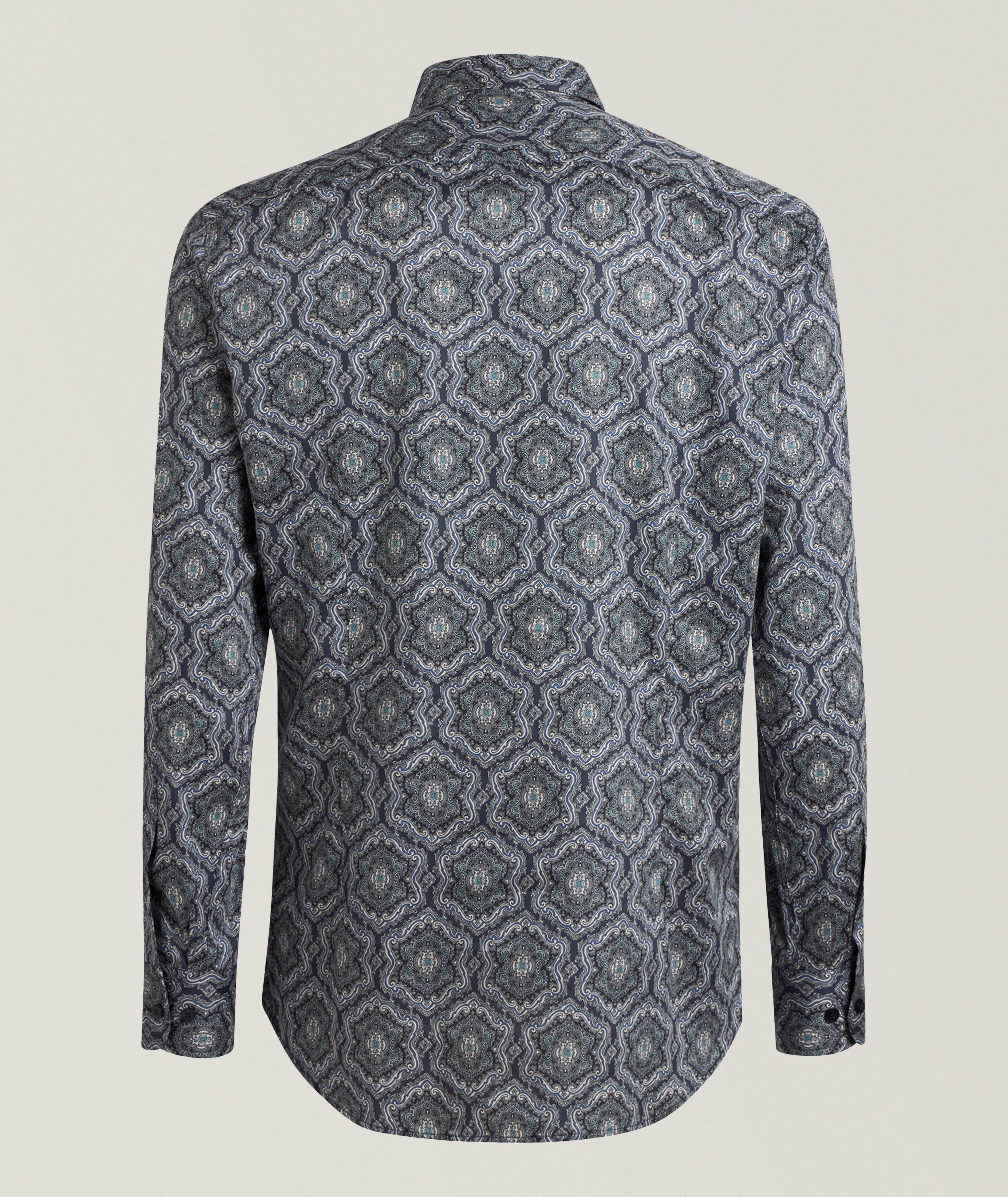  Chemise en coton à imprimé médaillon image 1