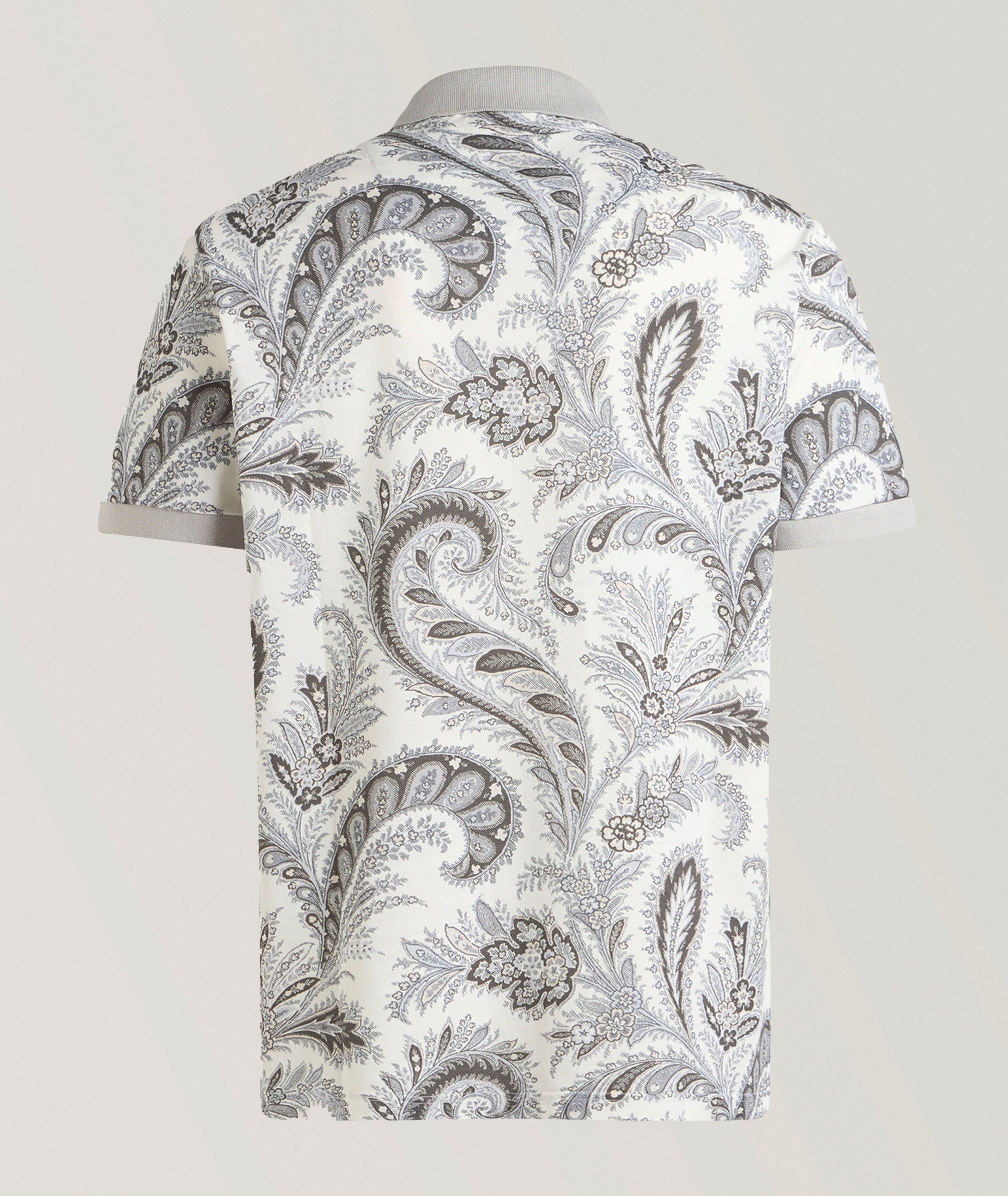 Polo en coton à motif paisley image 1