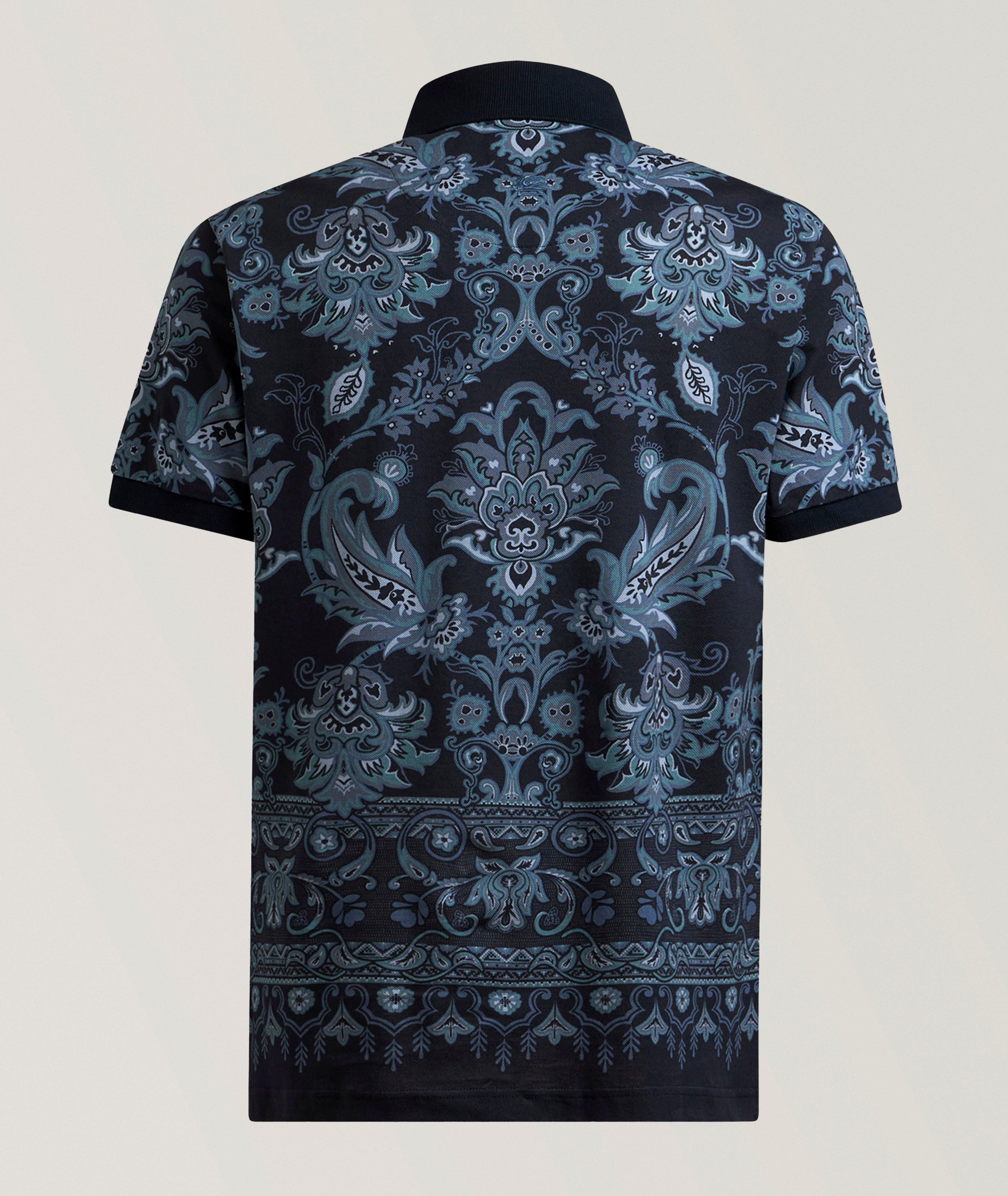 Polo en coton à motif paisley image 1