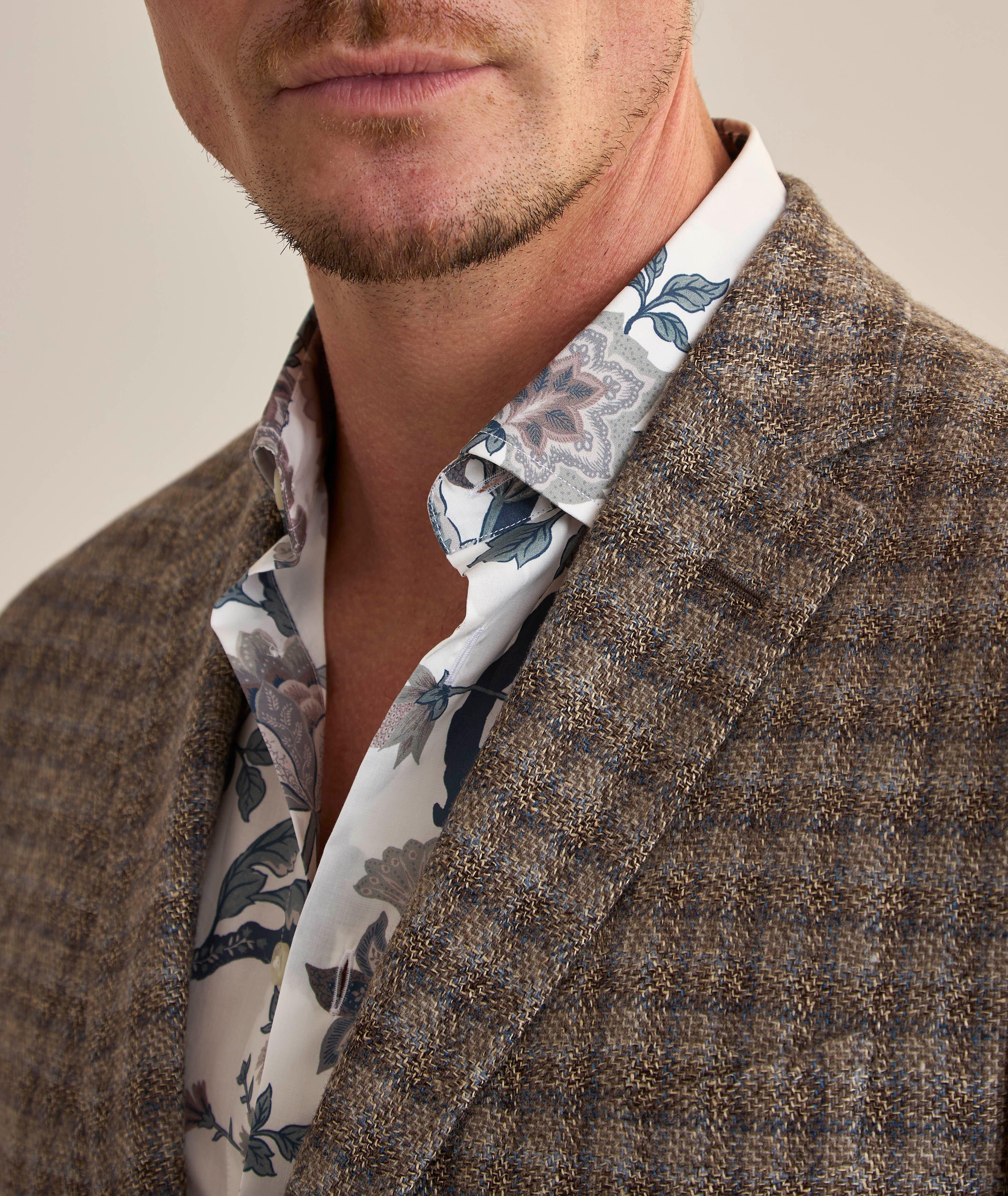Checked Wool-Linen-Cashmere Sport Jacket image 4