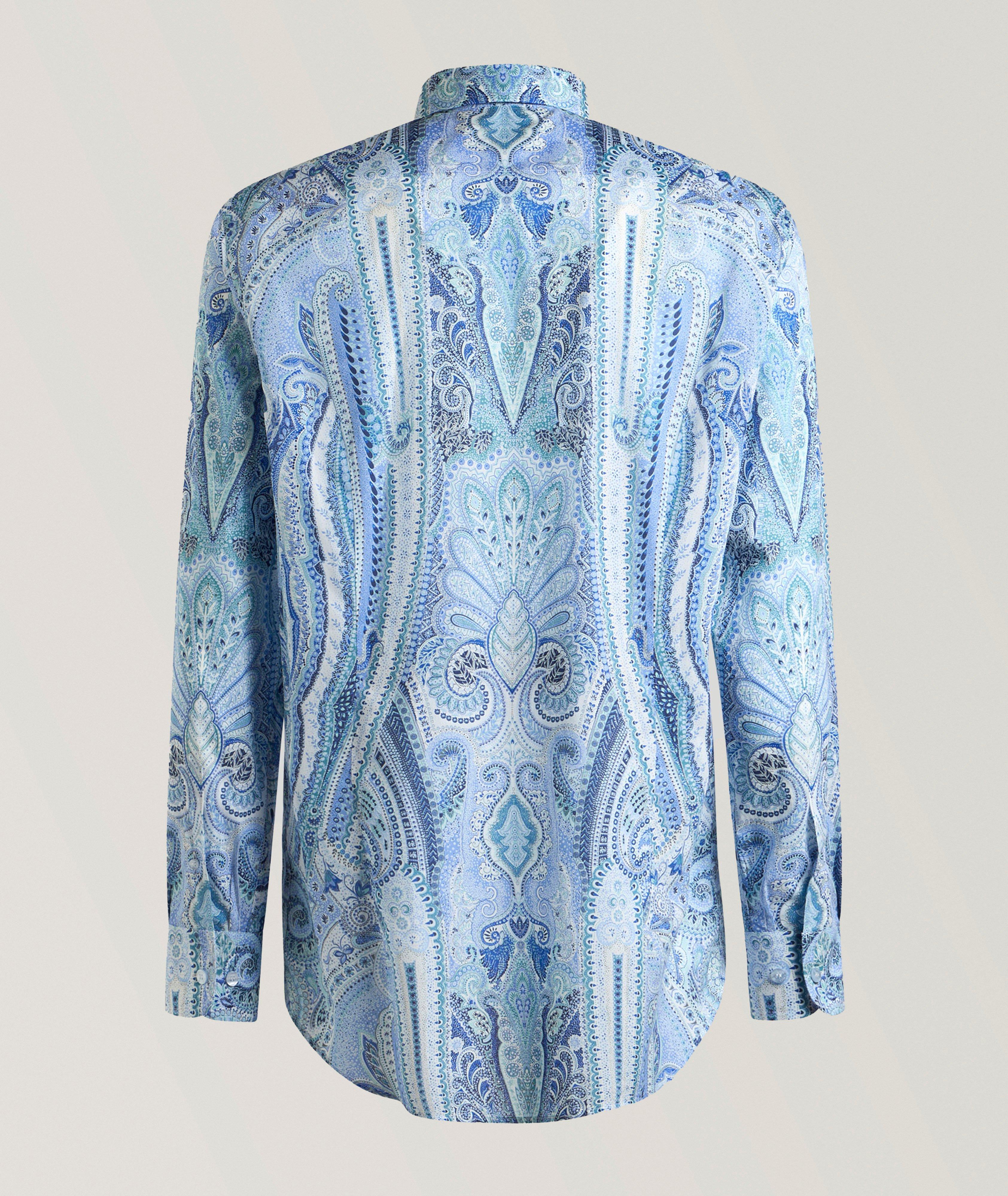 Chemise en coton à motif paisley image 1