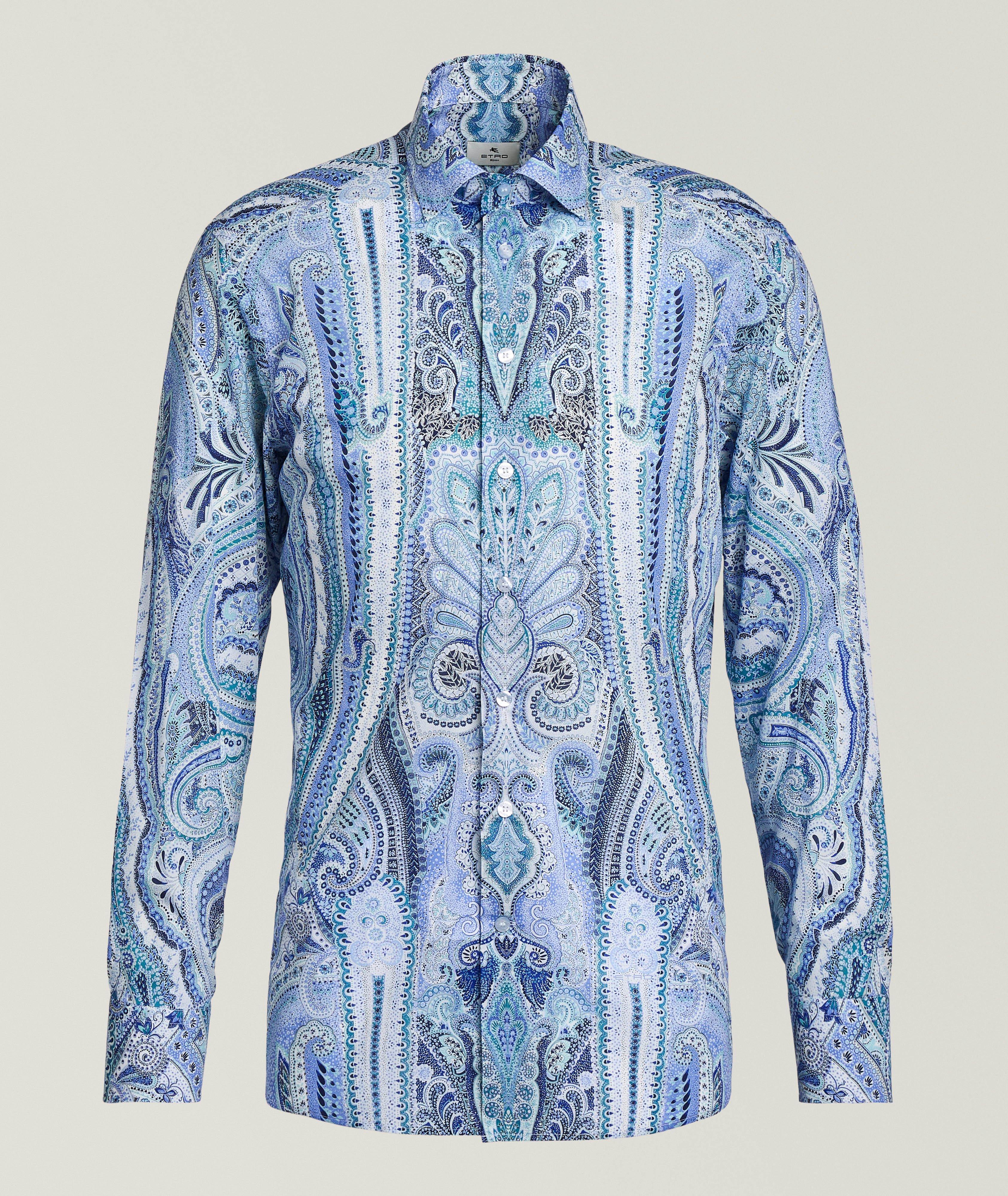 Chemise en coton à motif paisley image 0