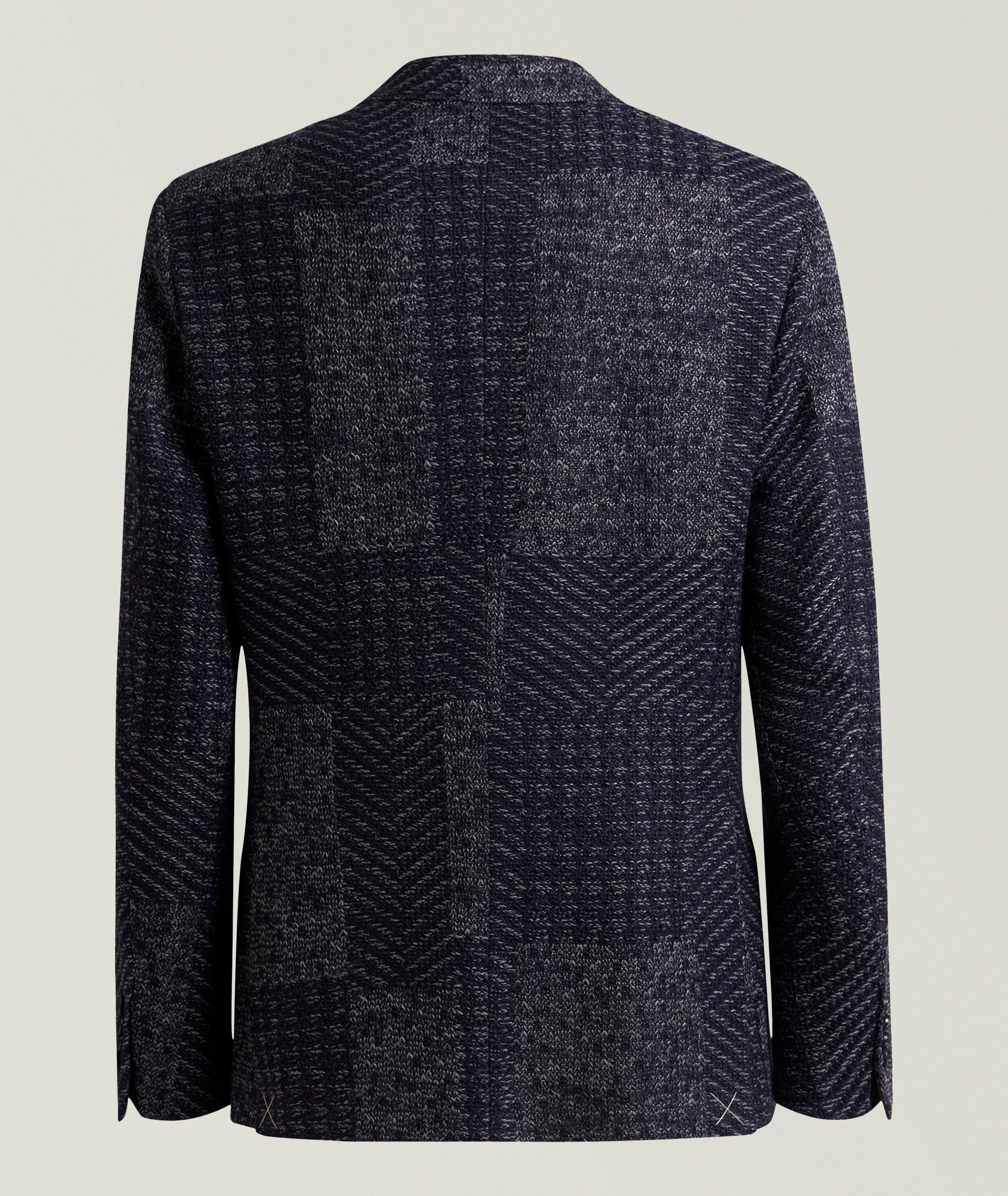 Patchwork Wool-Blend Sport Jacket image 1