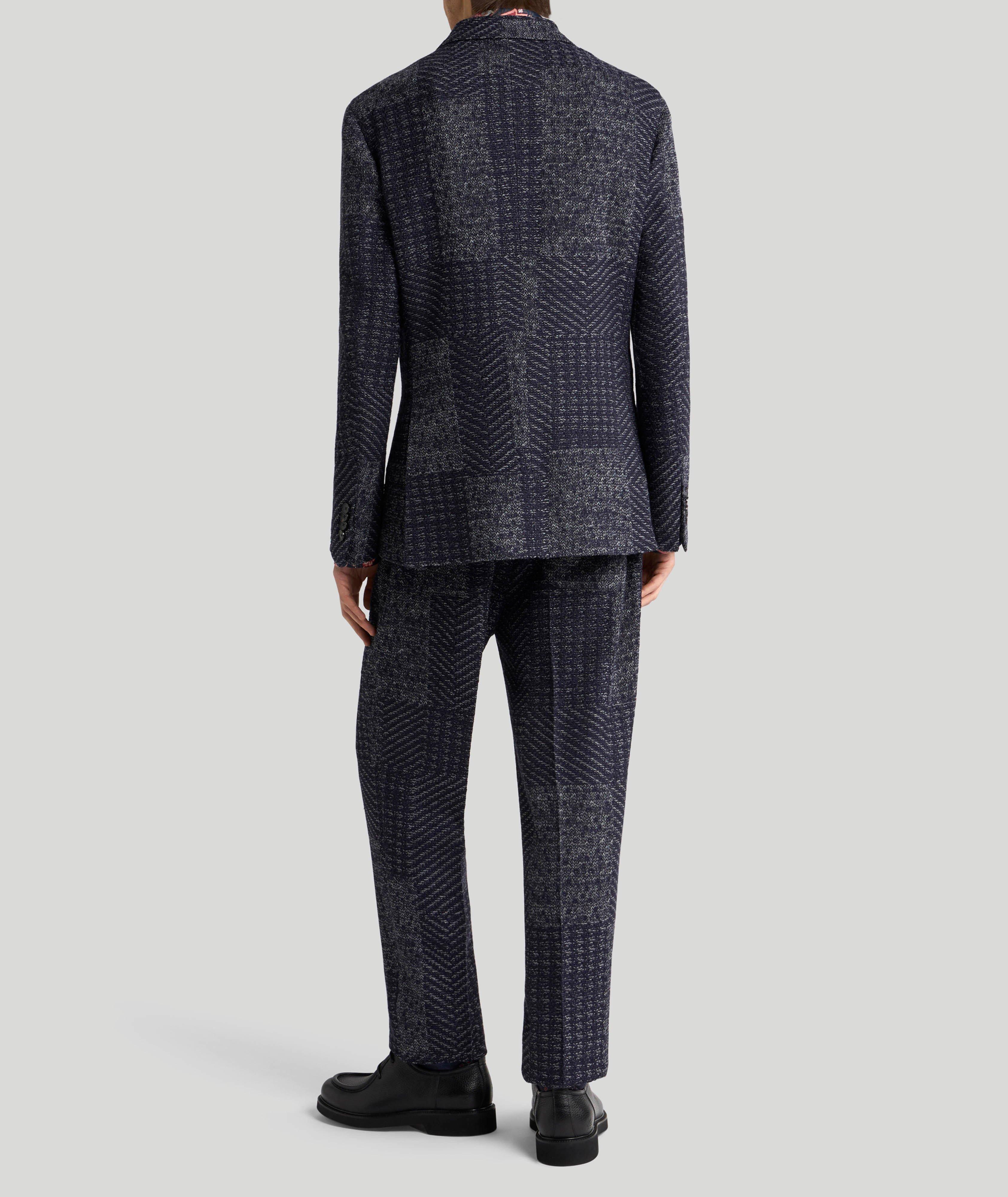 Patchwork Wool-Blend Sport Jacket image 3