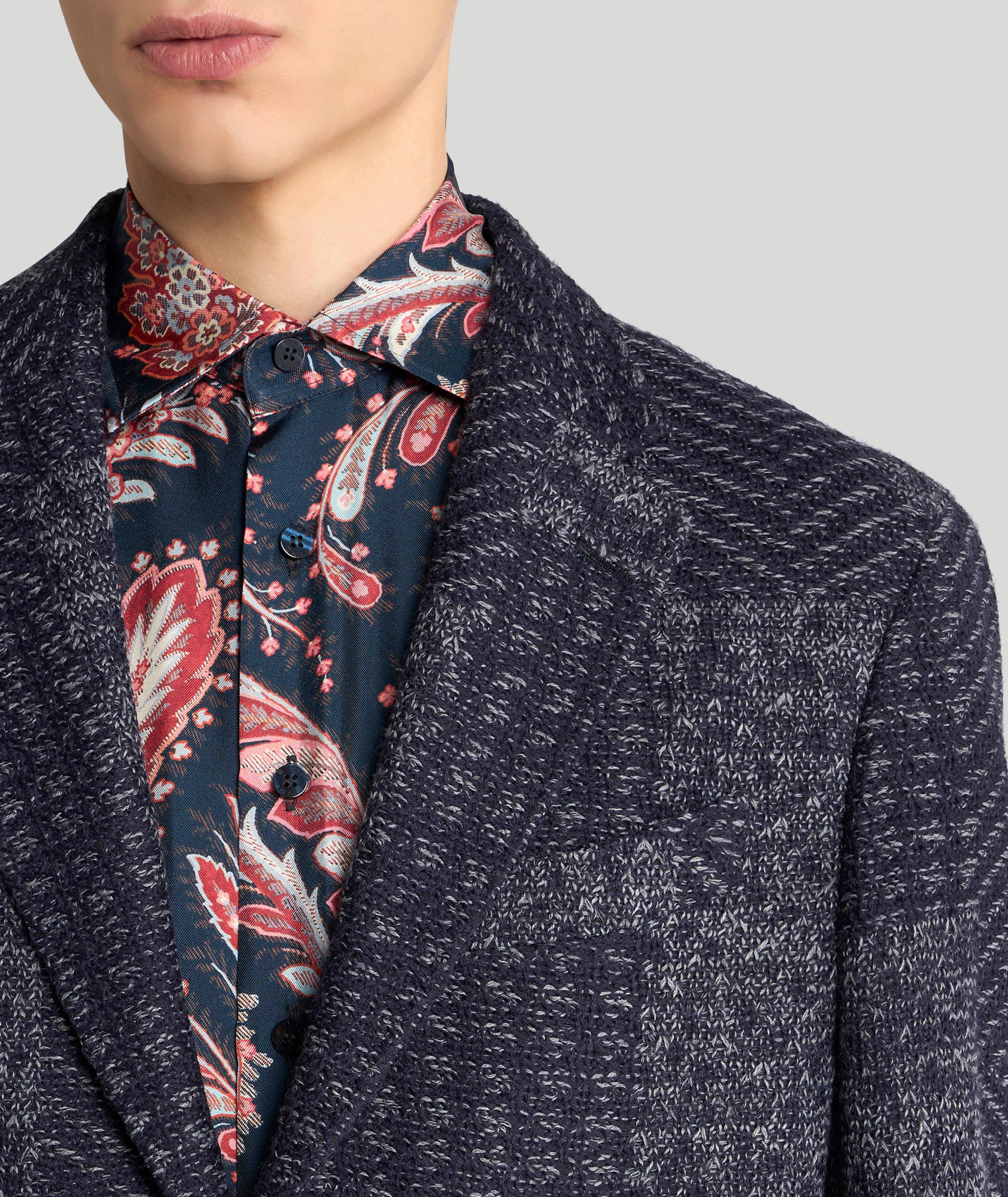 Patchwork Wool-Blend Sport Jacket image 4
