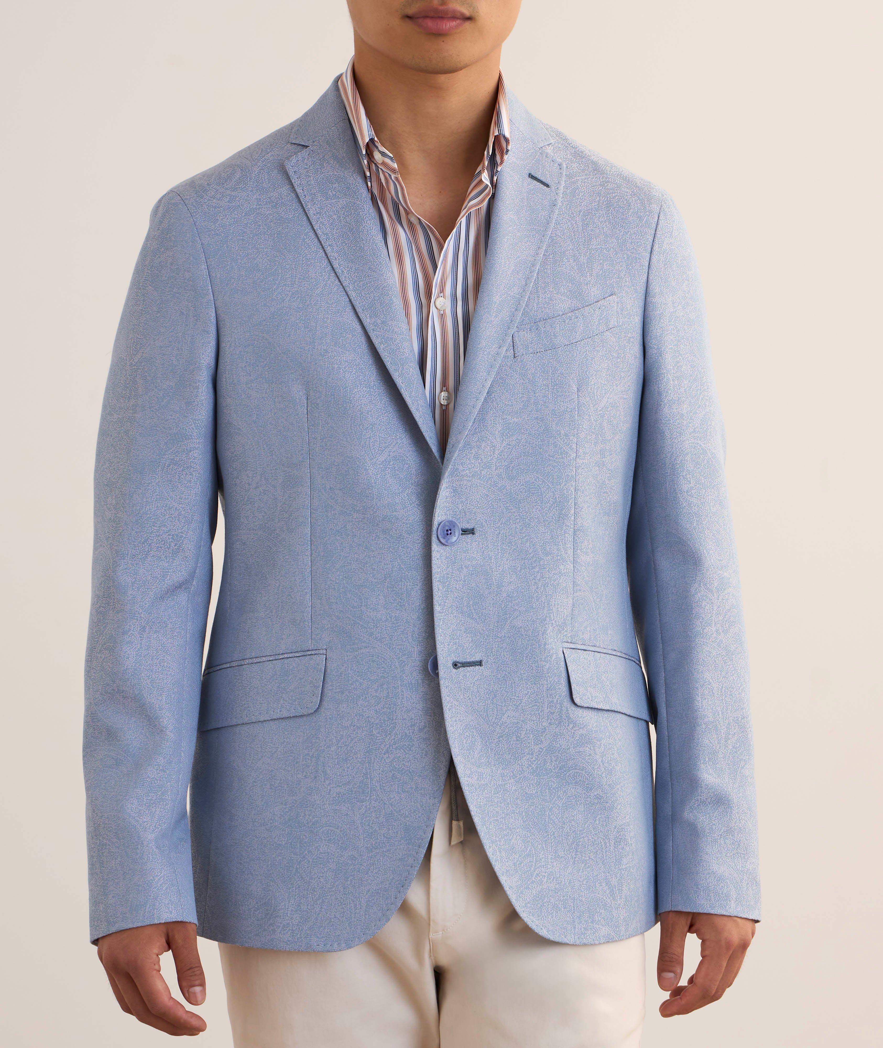 Jacquard Tonal Paisley Cotton Sport Jacket  image 2