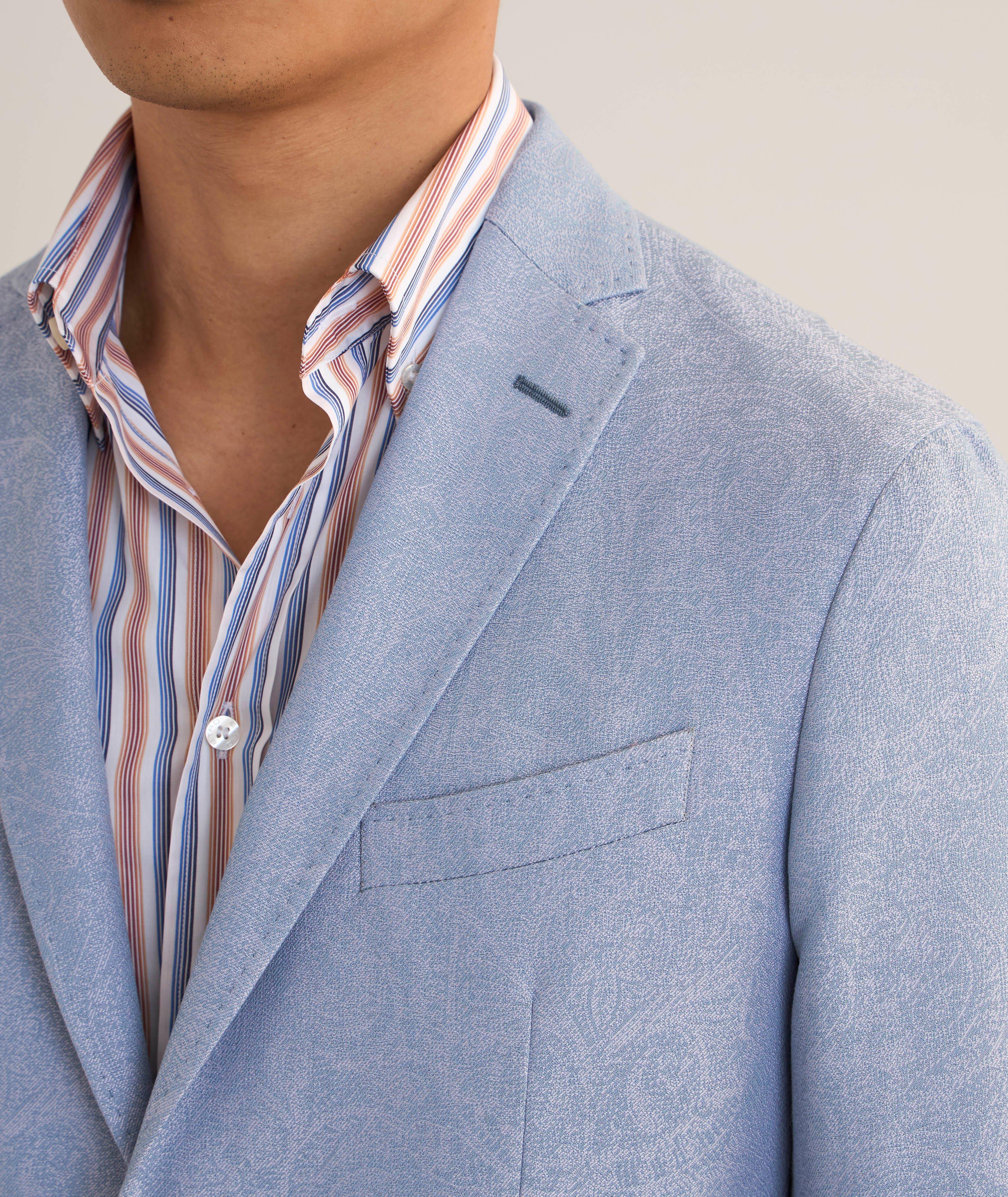 Jacquard Tonal Paisley Cotton Sport Jacket  image 4