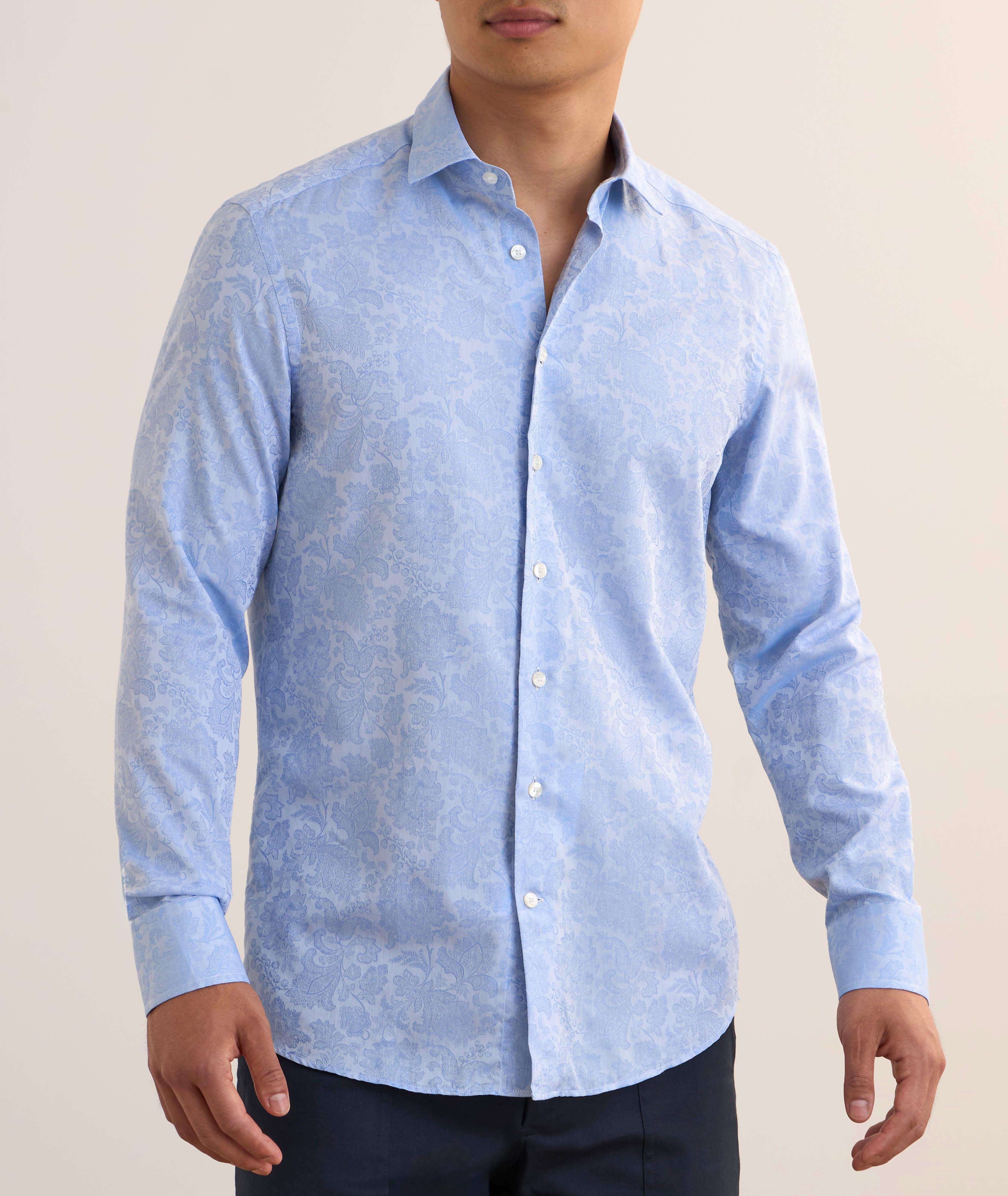 Tonal Paisley Cotton Shirt image 2