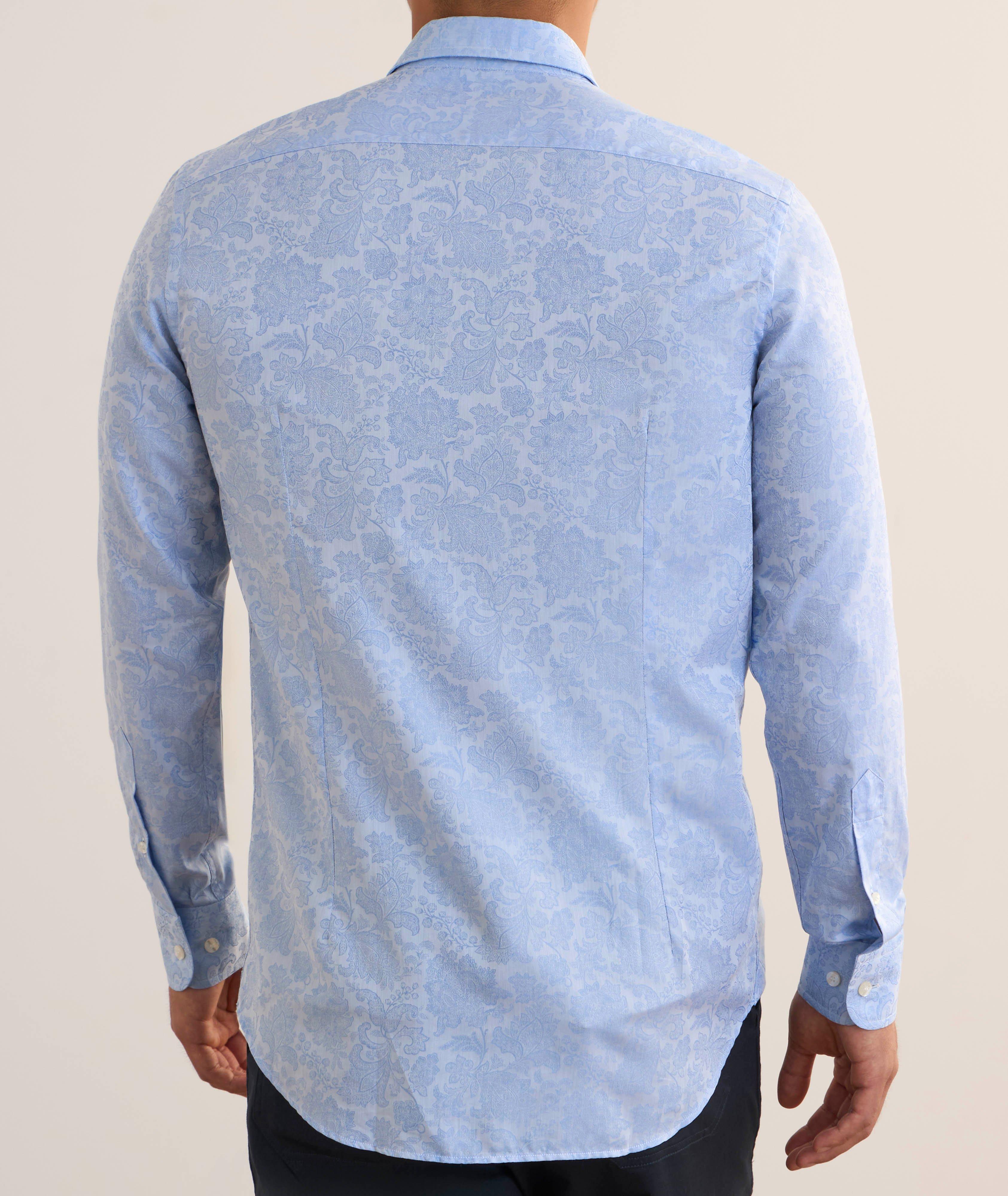 Tonal Paisley Cotton Shirt image 3