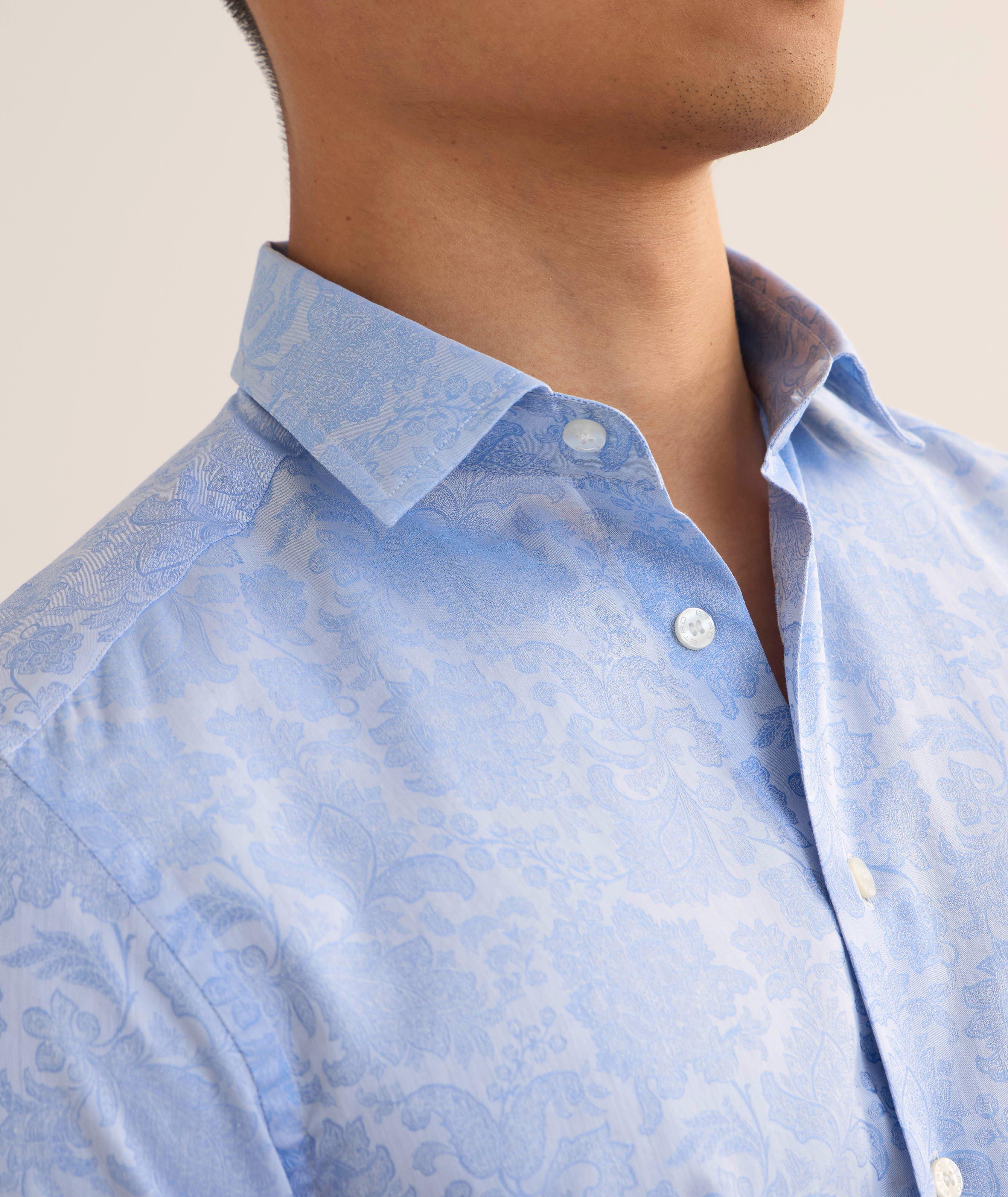Tonal Paisley Cotton Shirt image 4