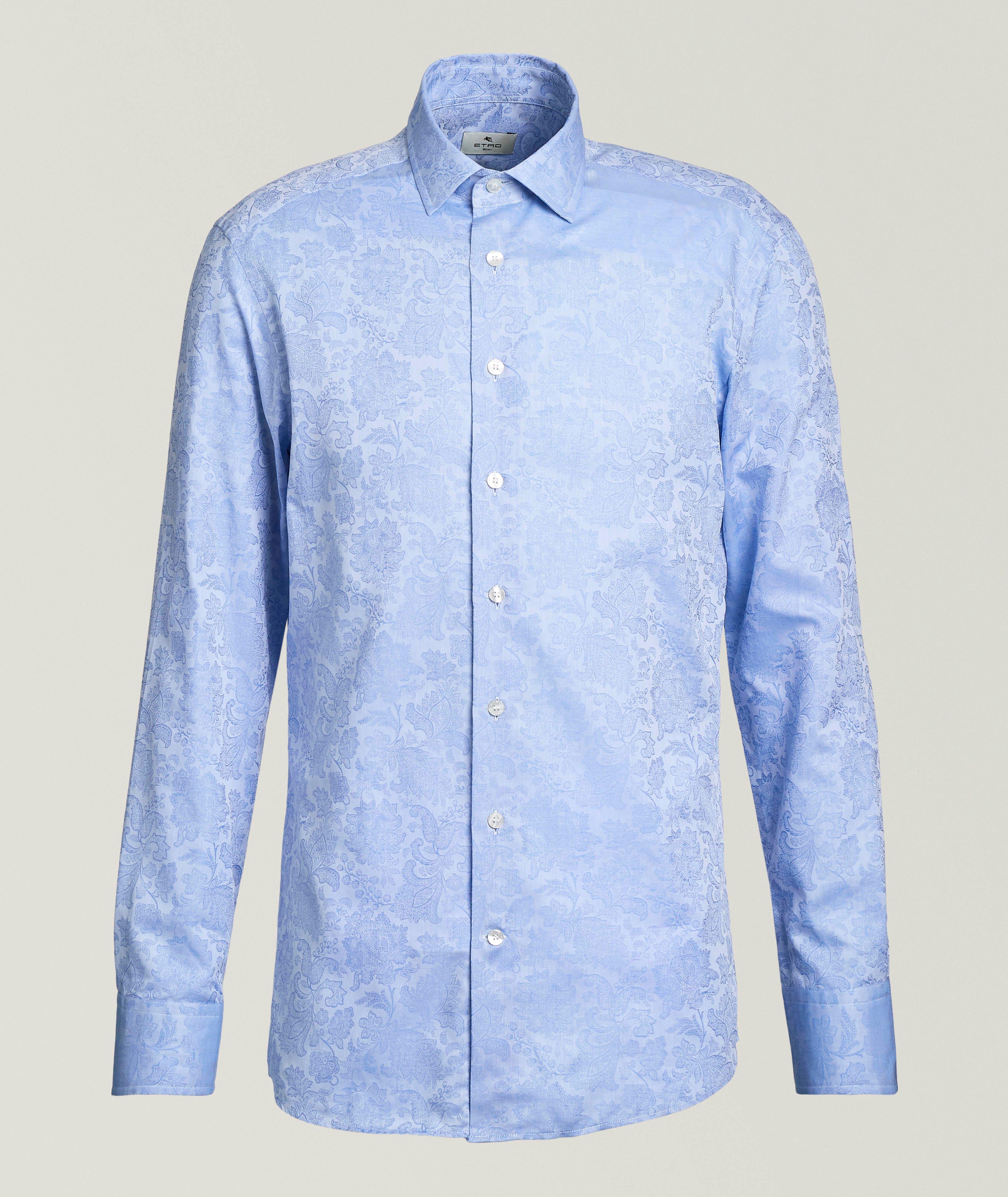 Tonal Paisley Cotton Shirt image 0