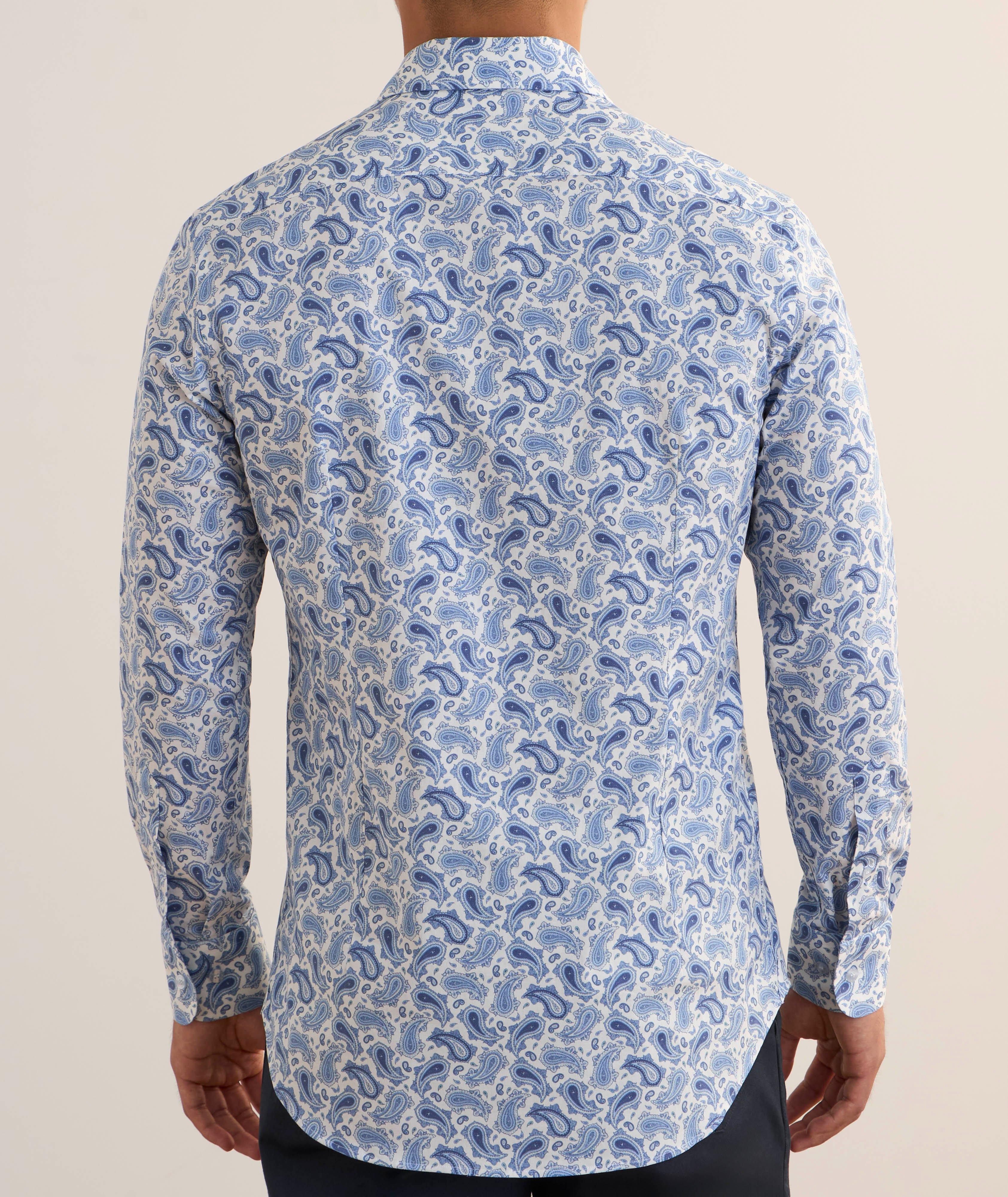 Chemise en coton extensible à motif paisley image 2