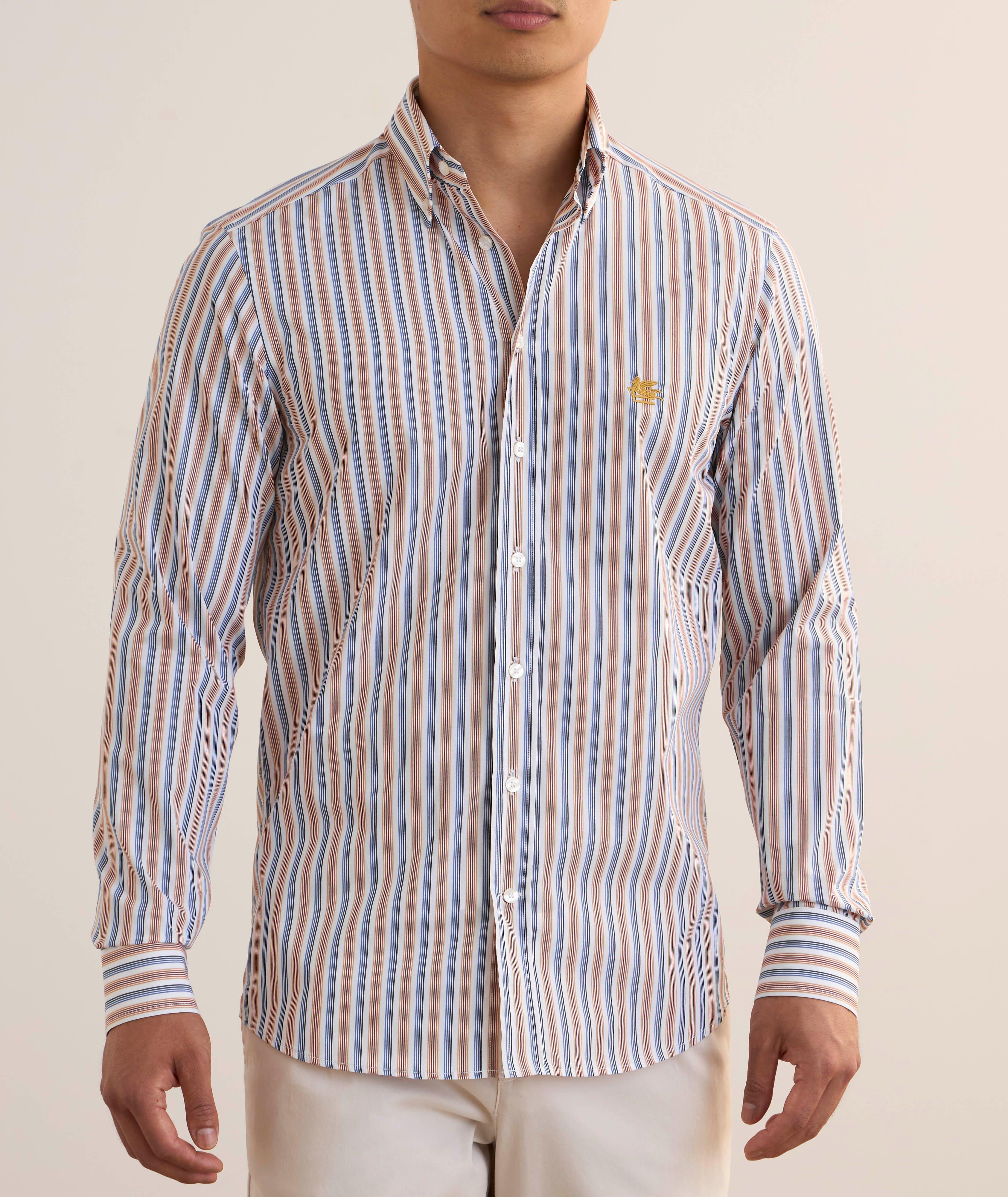 Chemise en coton à rayures image 2