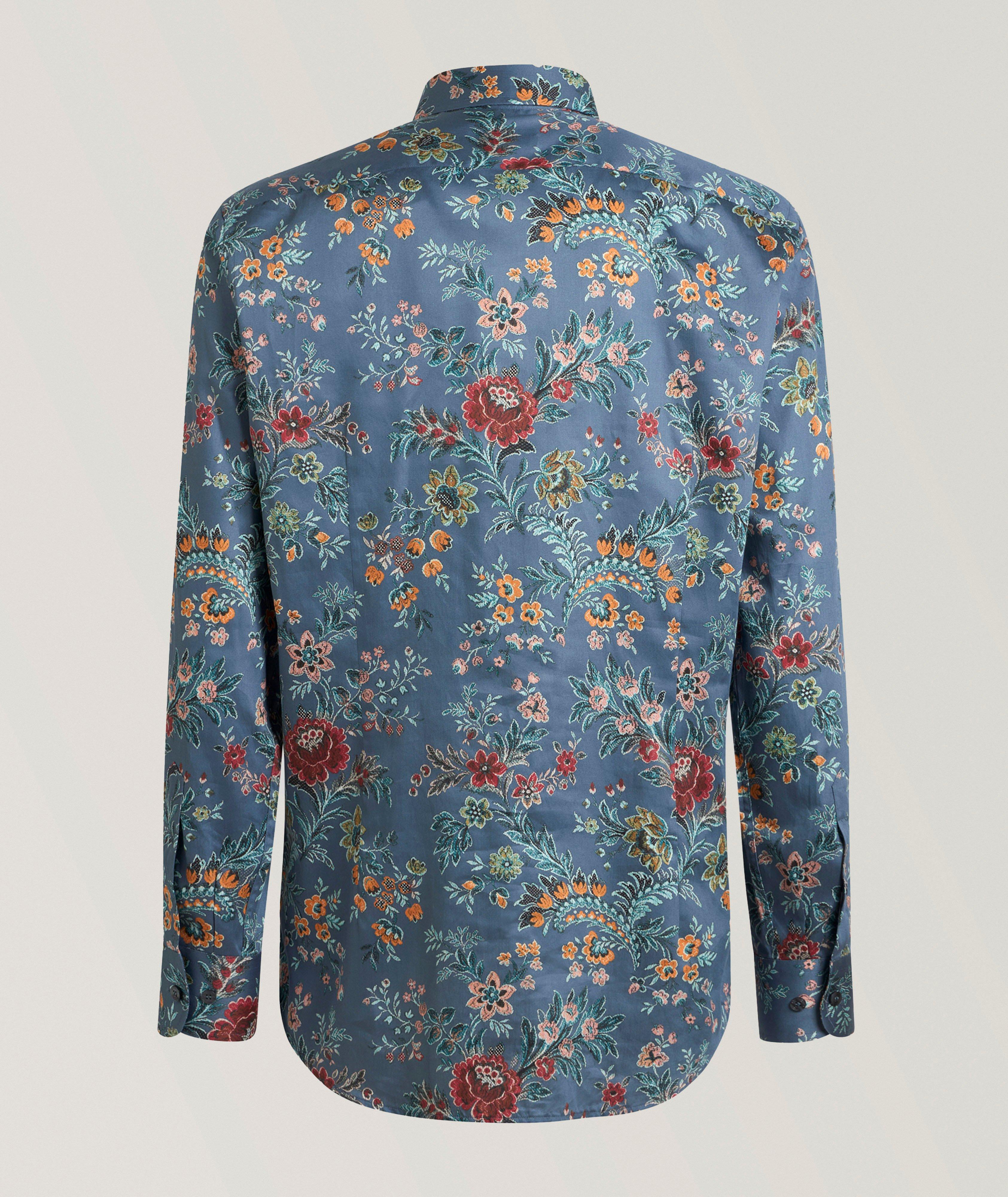 Chemise en coton à motif floral image 1