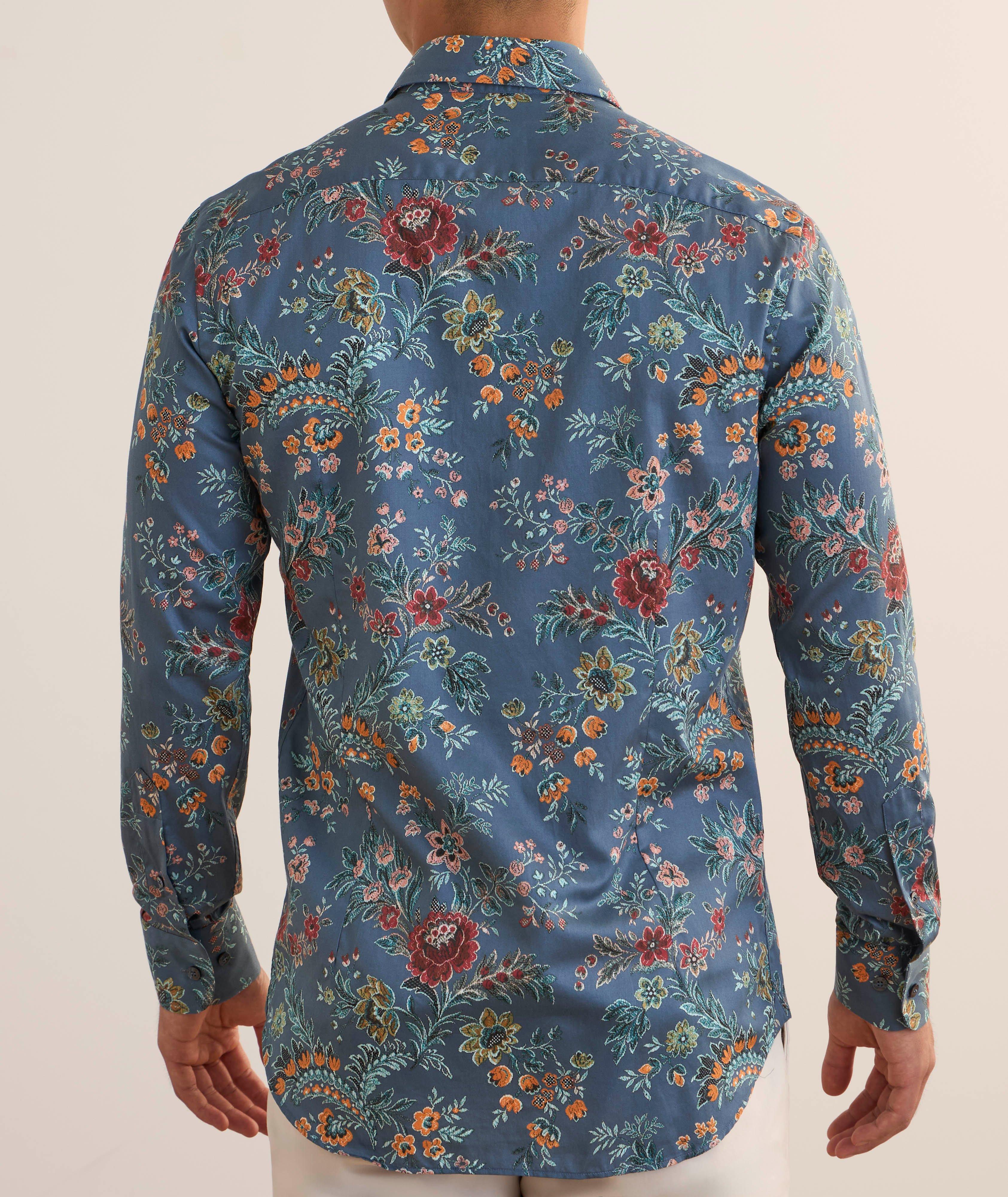 Chemise en coton à motif floral image 3