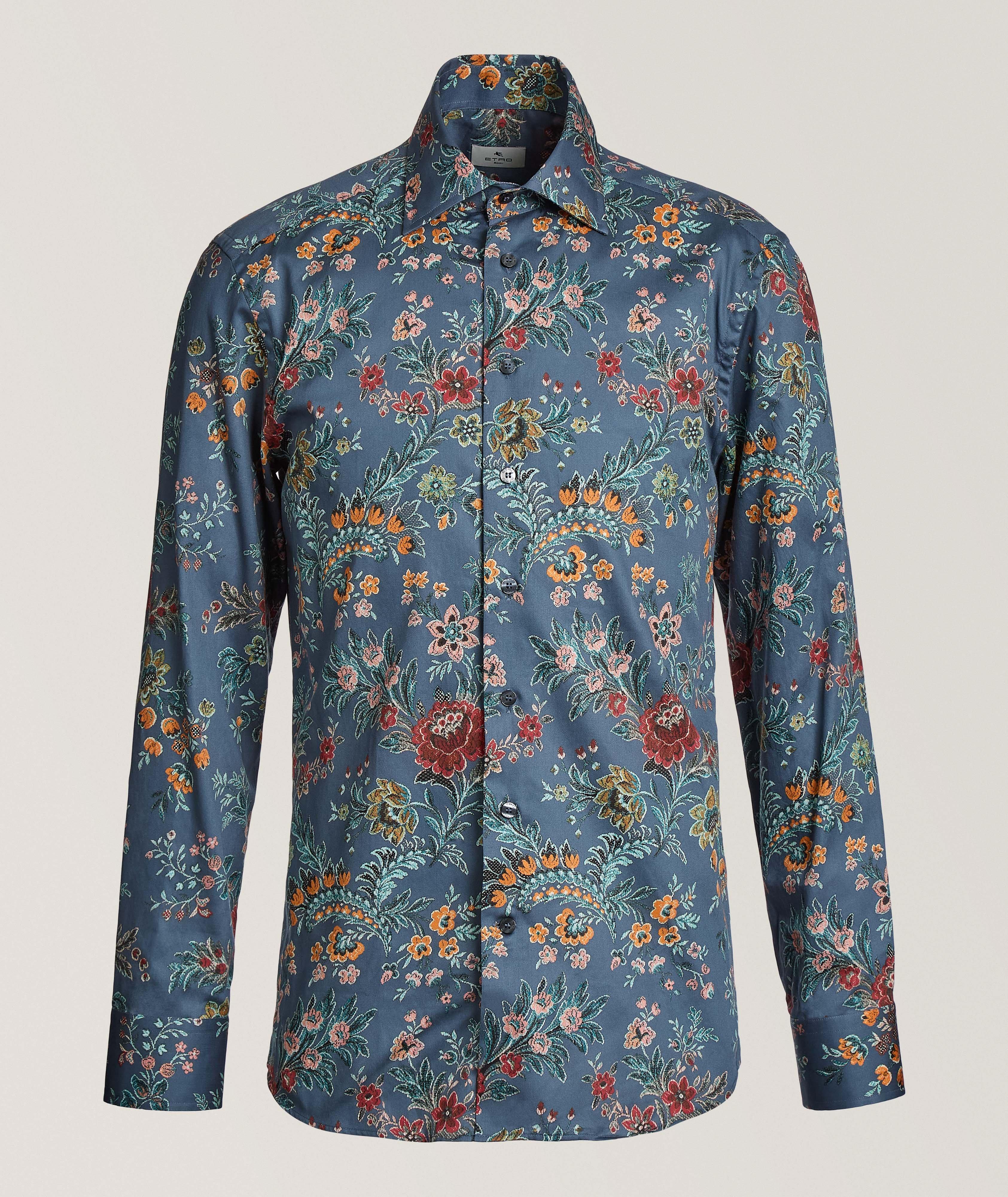 Chemise en coton à motif floral image 0