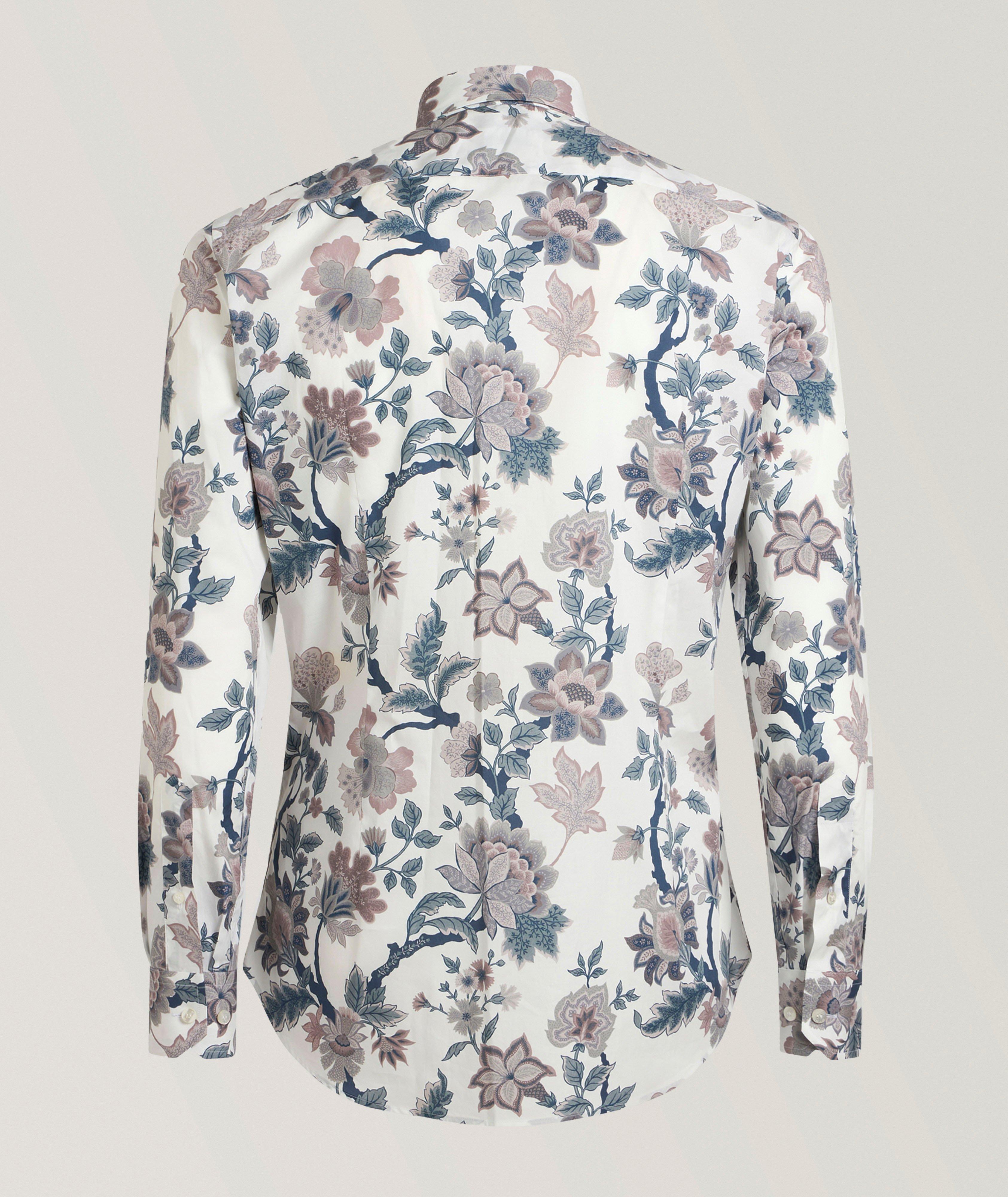 Floral Stretch-Cotton Shirt  image 1
