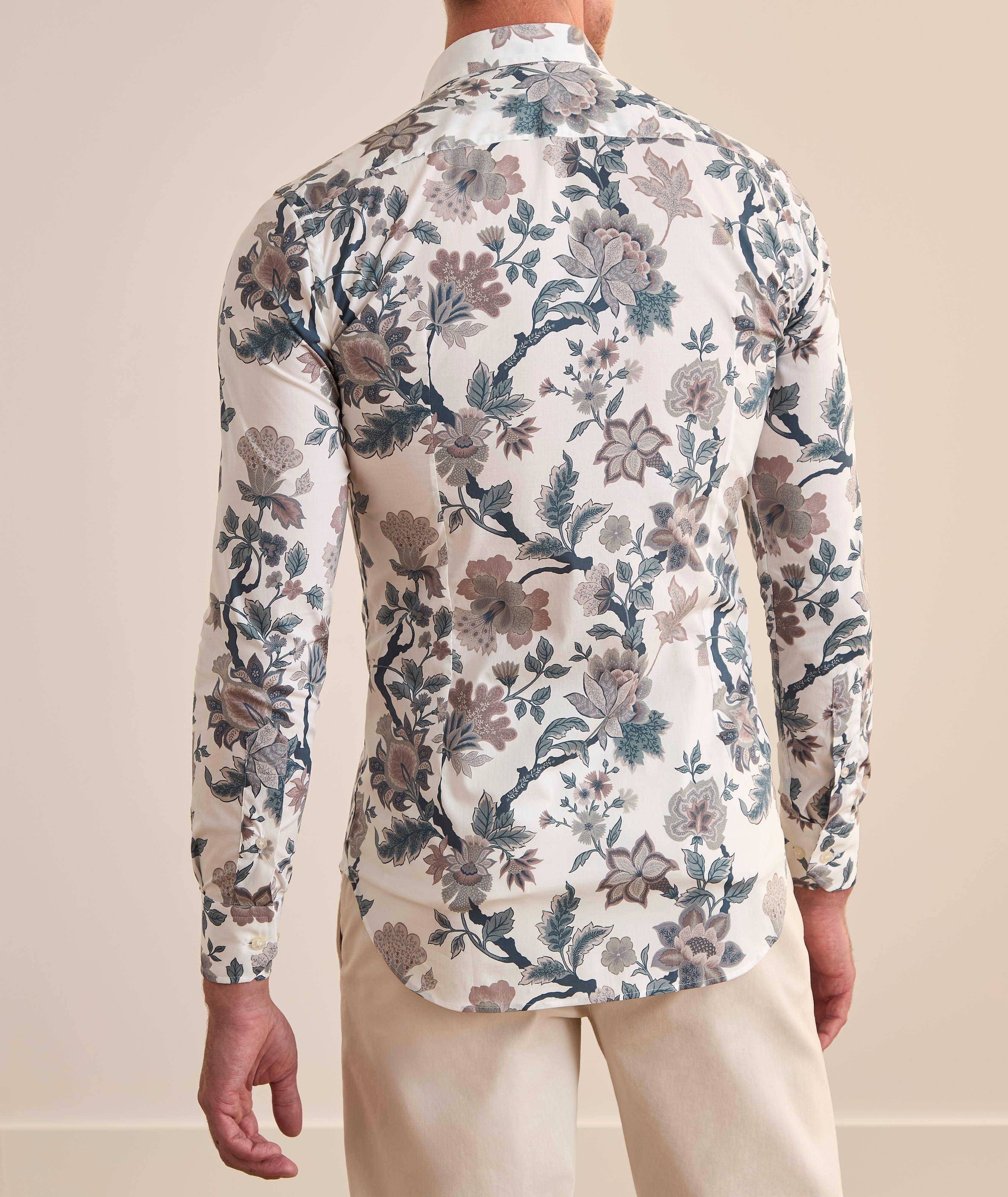 Floral Stretch-Cotton Shirt  image 3