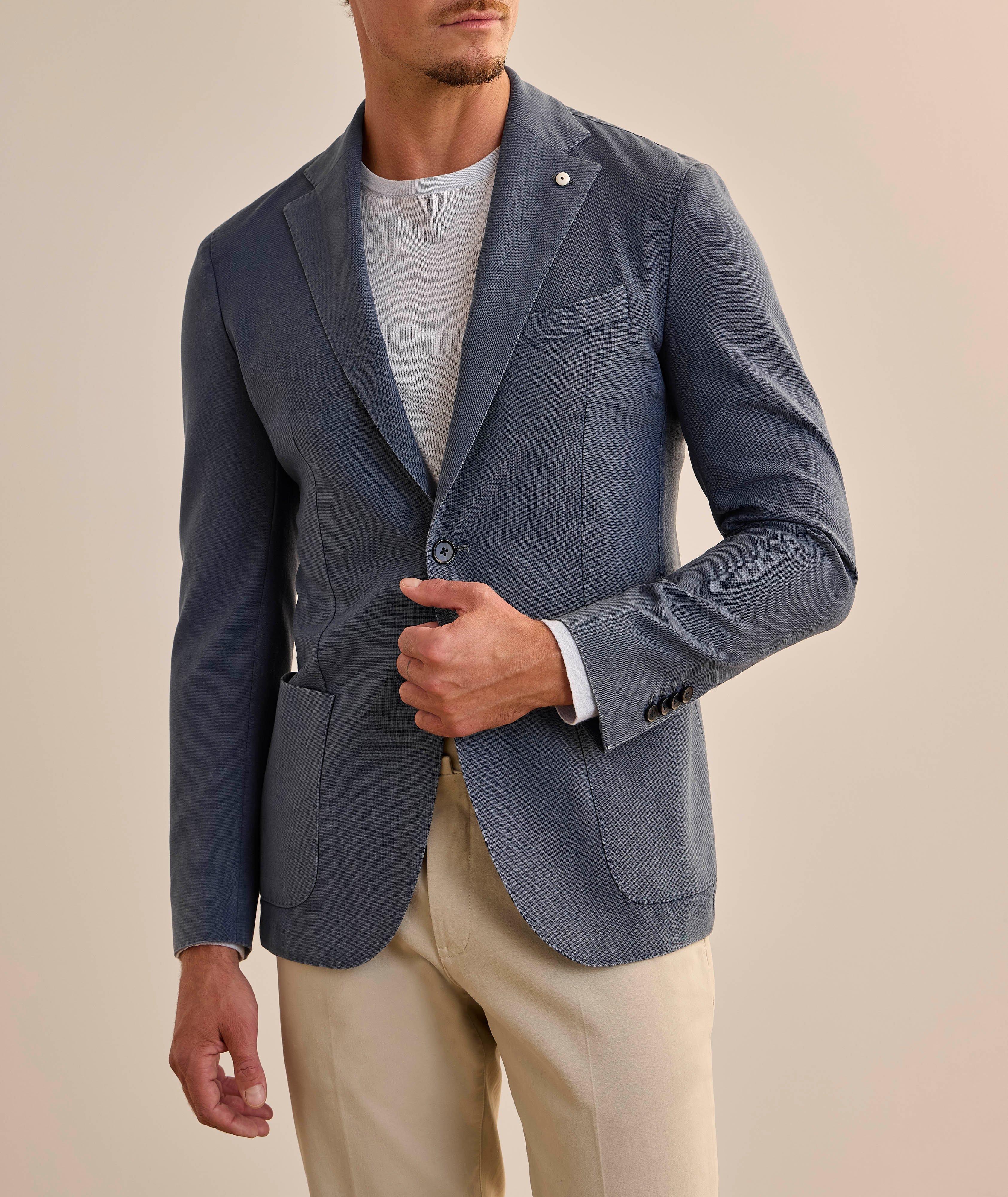 Veston sport en laine teint en pièce image 1