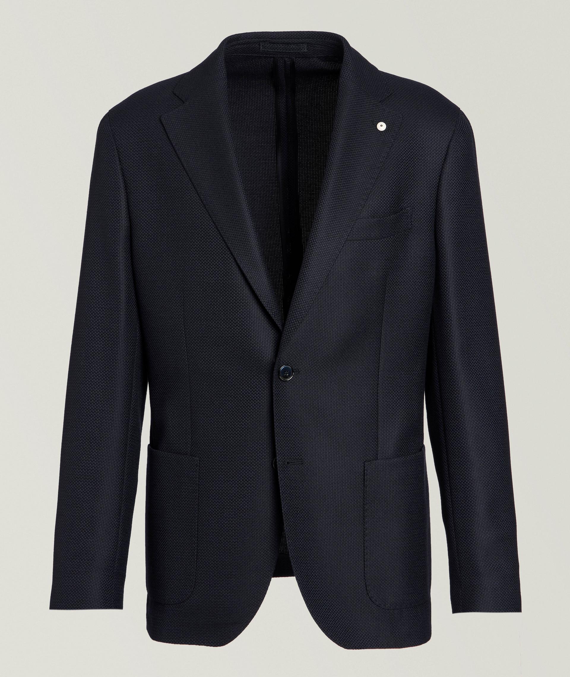 Veston uni en laine image 0