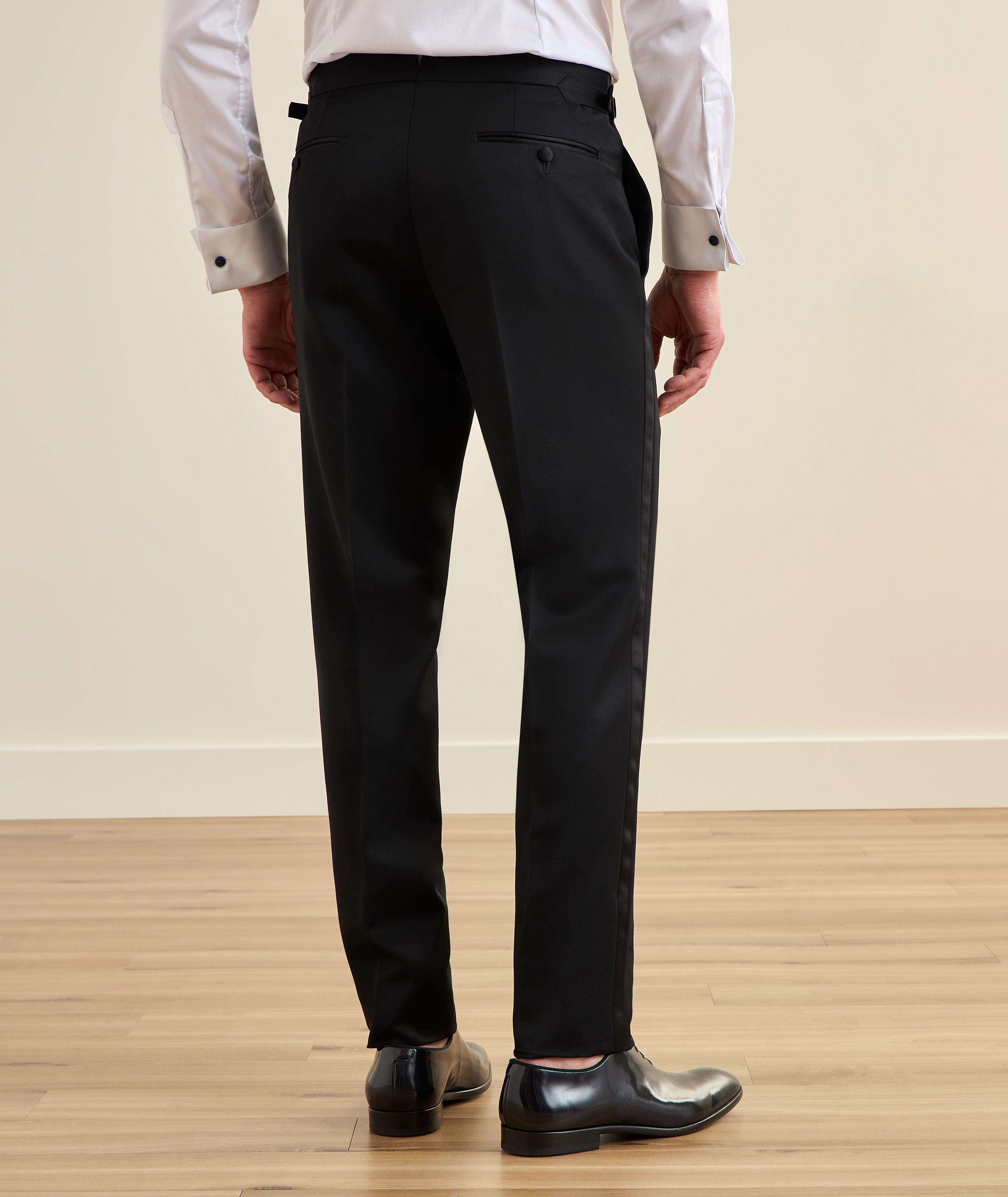 Wool-Mohair Satin Tuxedo Pants image 2